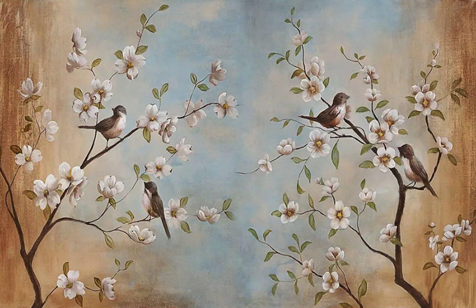 1584x1024 World Menagerie Gunner Sakura Cherry Blossom Wall Mural