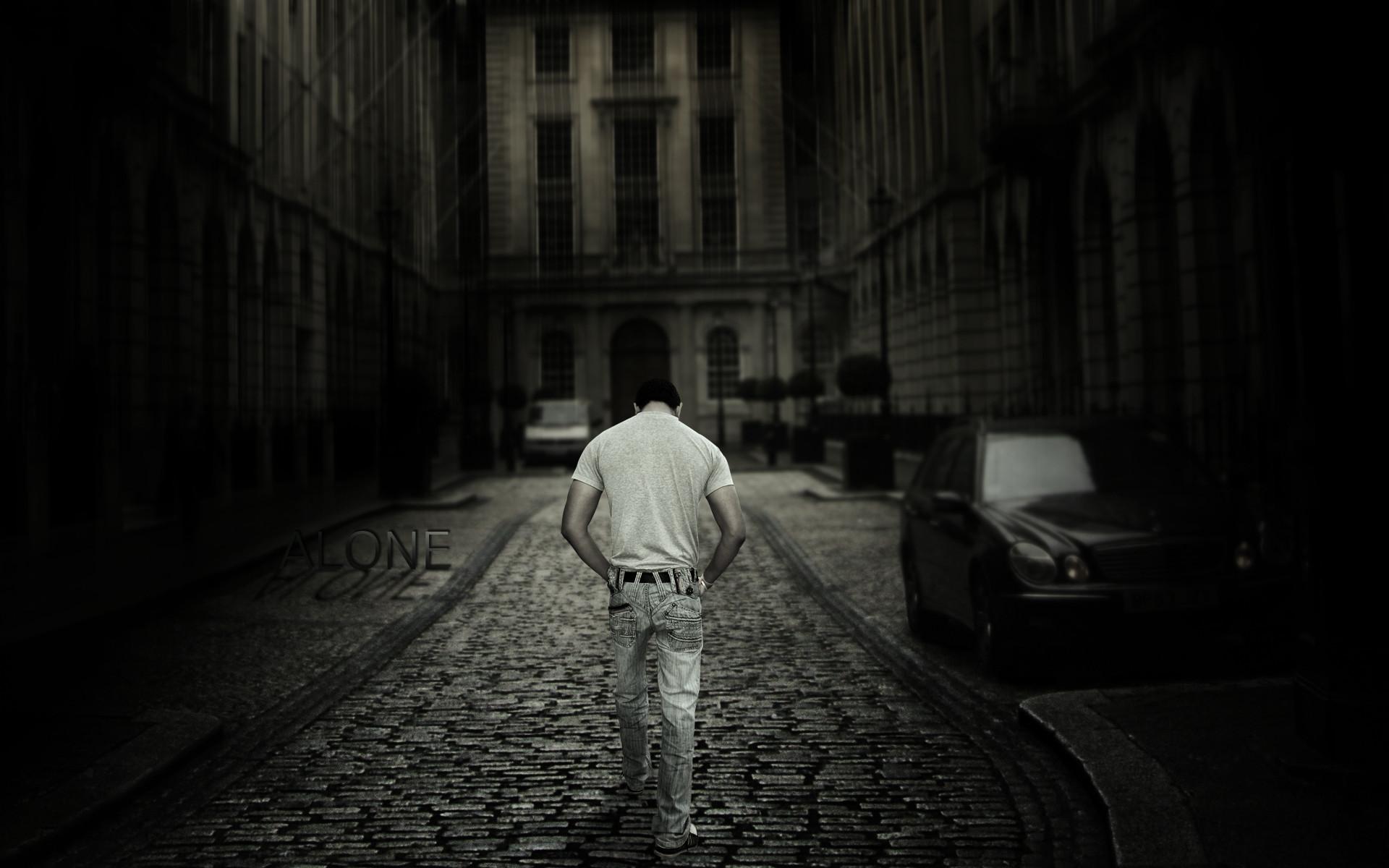 1920x1200 Alone HD Wallpaper Free Download Pixelstalk Boy On Street