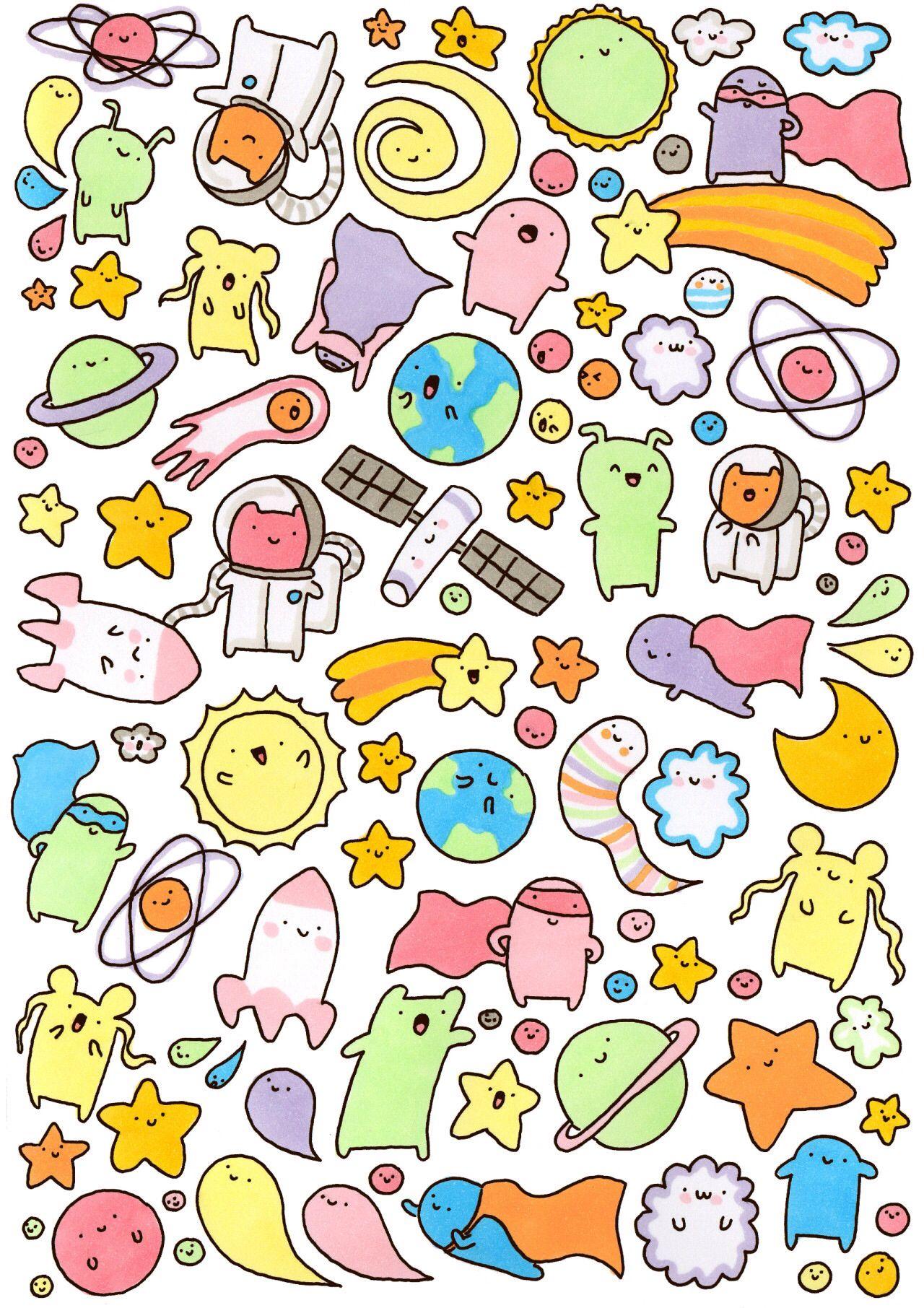 1280x1812 Doodle Art Cute Kawaii