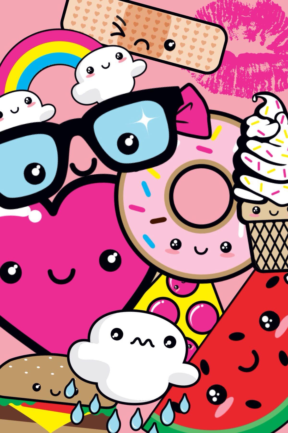 740 melhor ideia de Kawaii  doodles kawaii, papel de parede bonito para  iphone, doodles bonitos