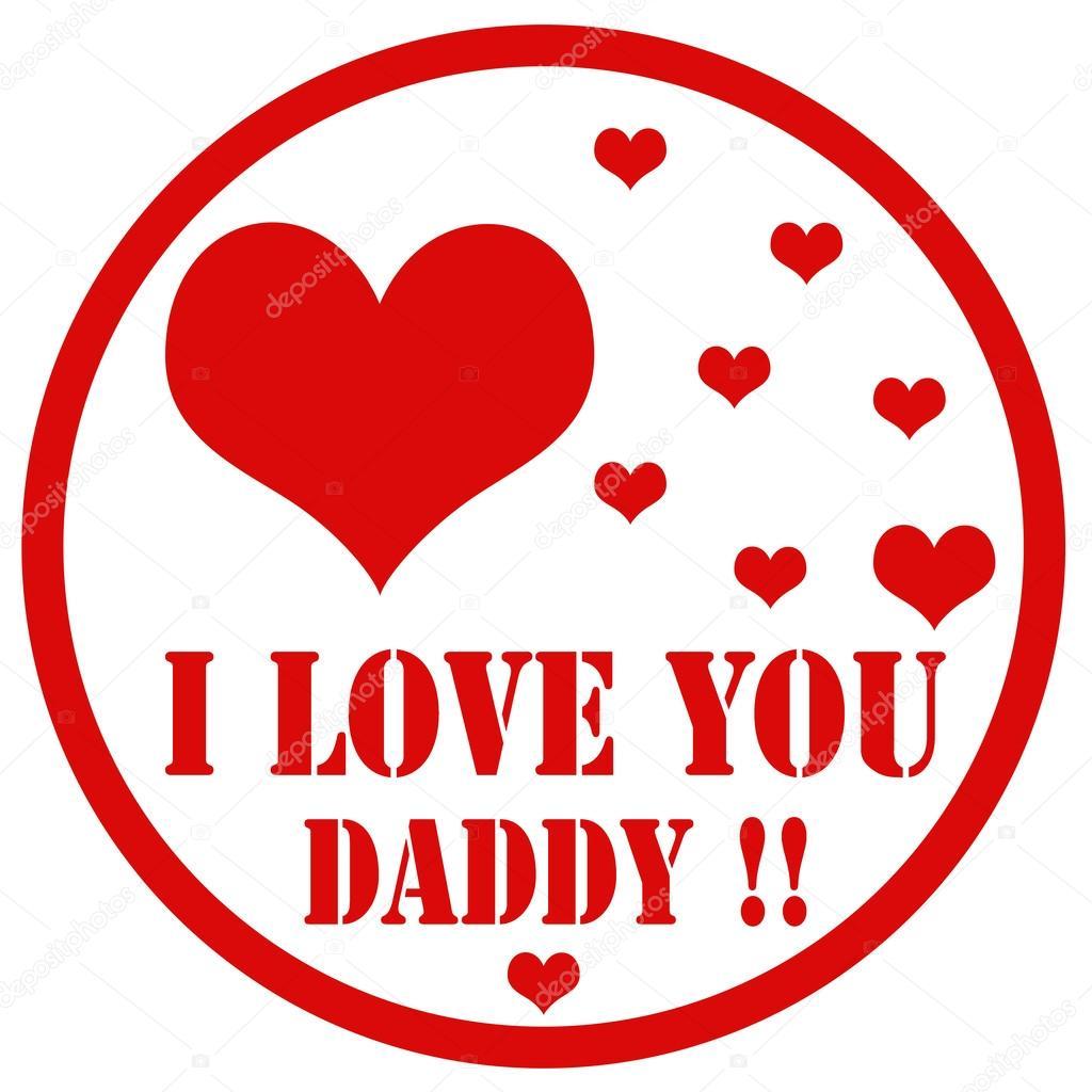1024x1024 I Love YOU, daddy!!! Red hearts to You! The best greeting card for You