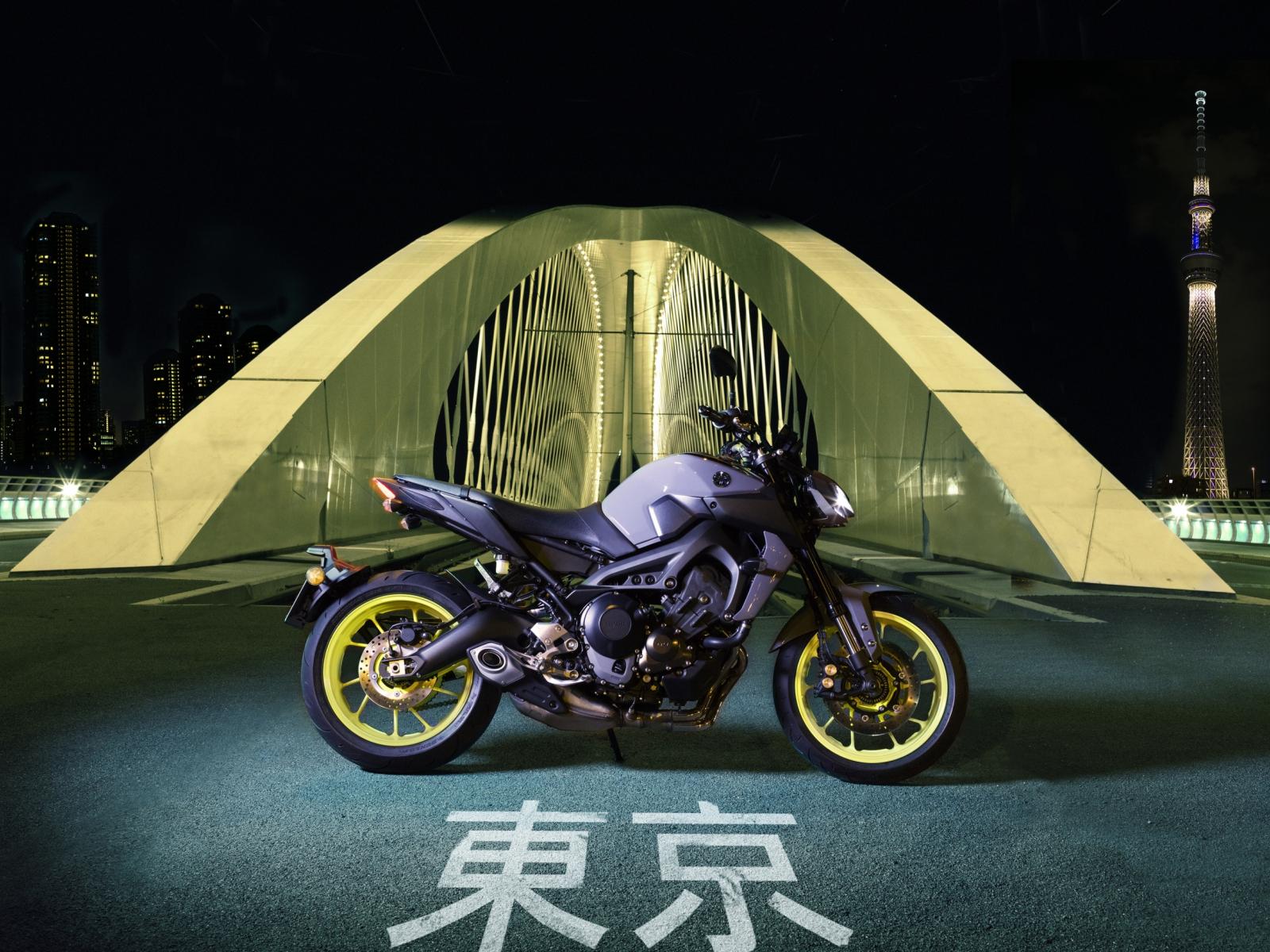 1600x1200 Desktop Wallpaper Yamaha Mt 09 Bike, Bridge, HD Image, Picture, Background, Yty6vn