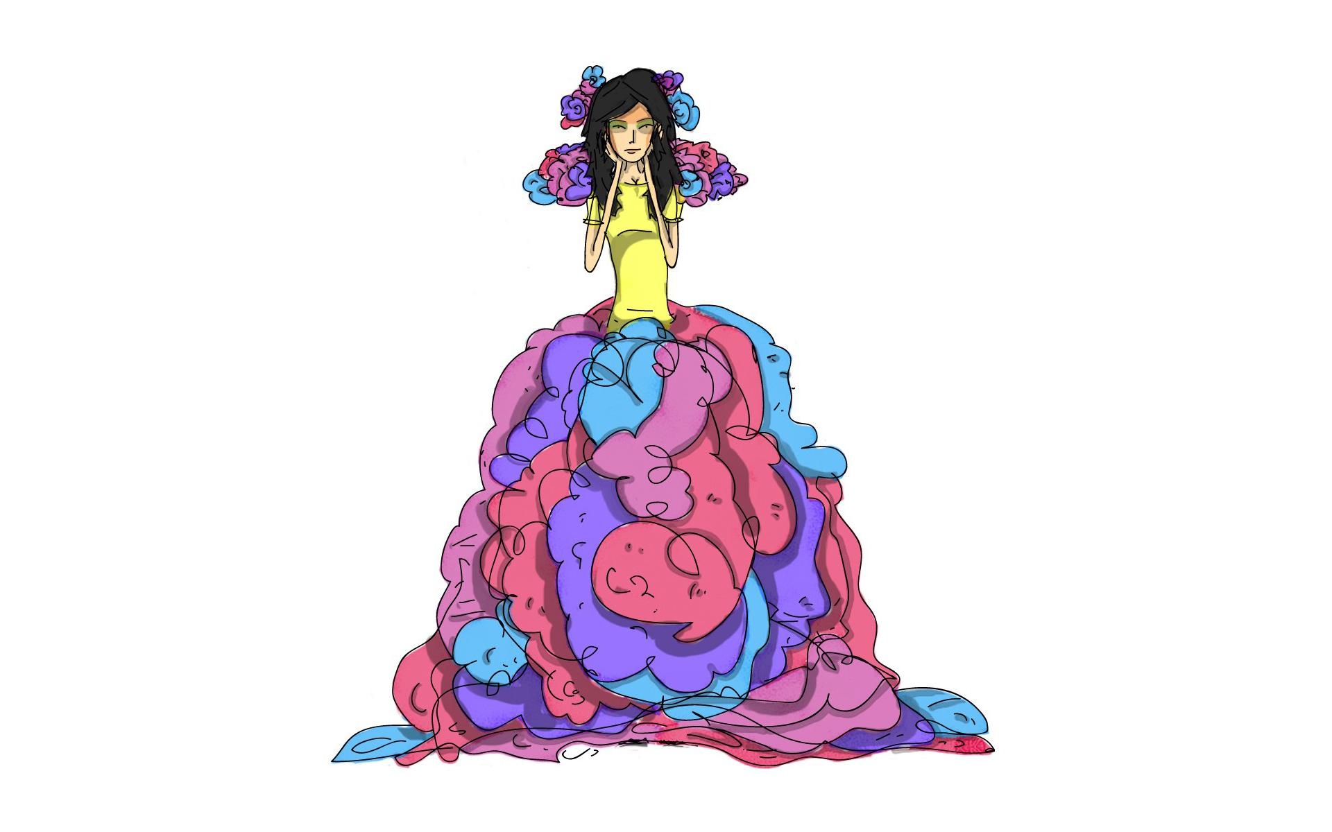 1920x1200 Fashion Sketch Wallpaper