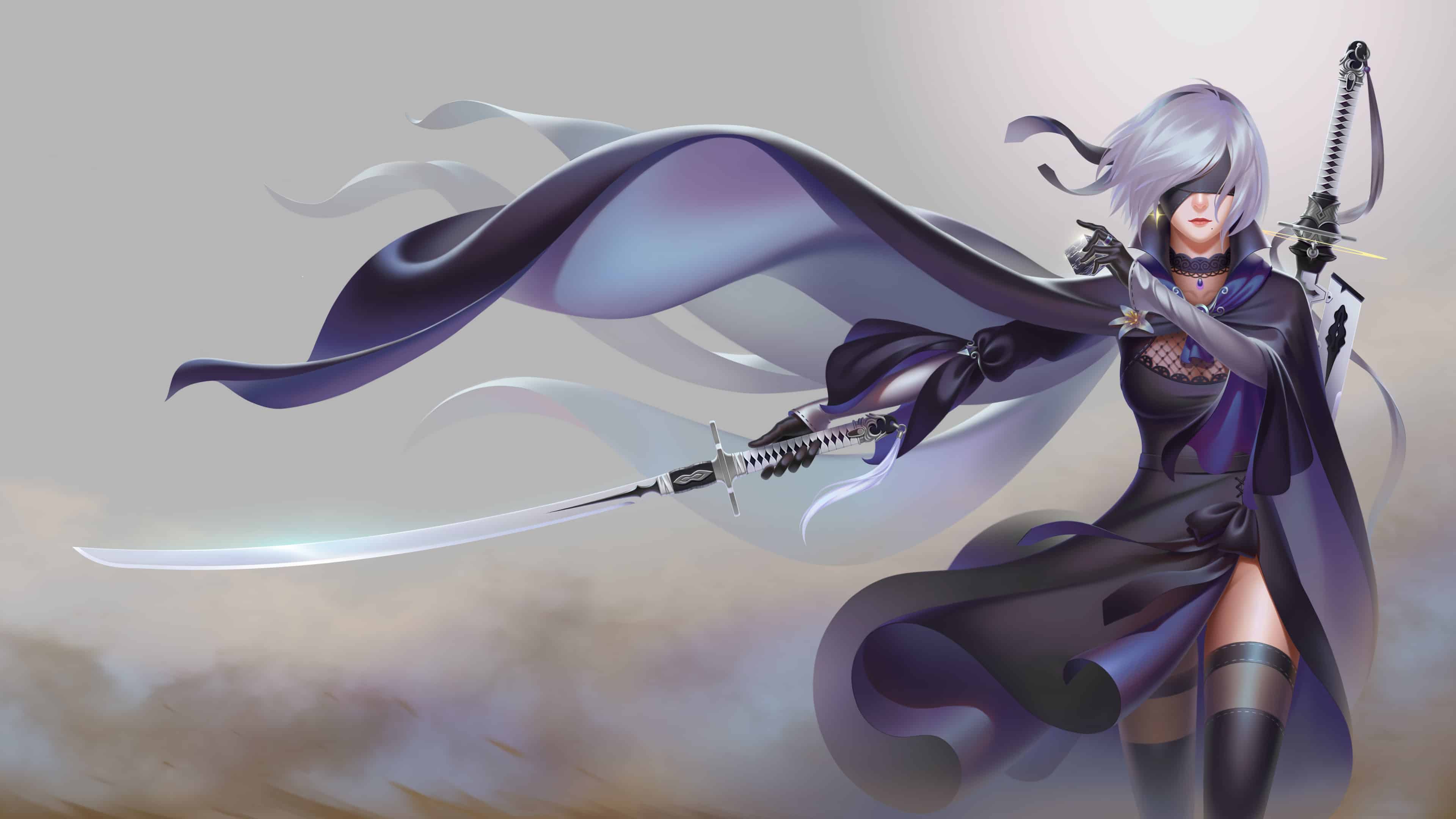 3840x2160 Nier Automata UHD 4K Wallpaper