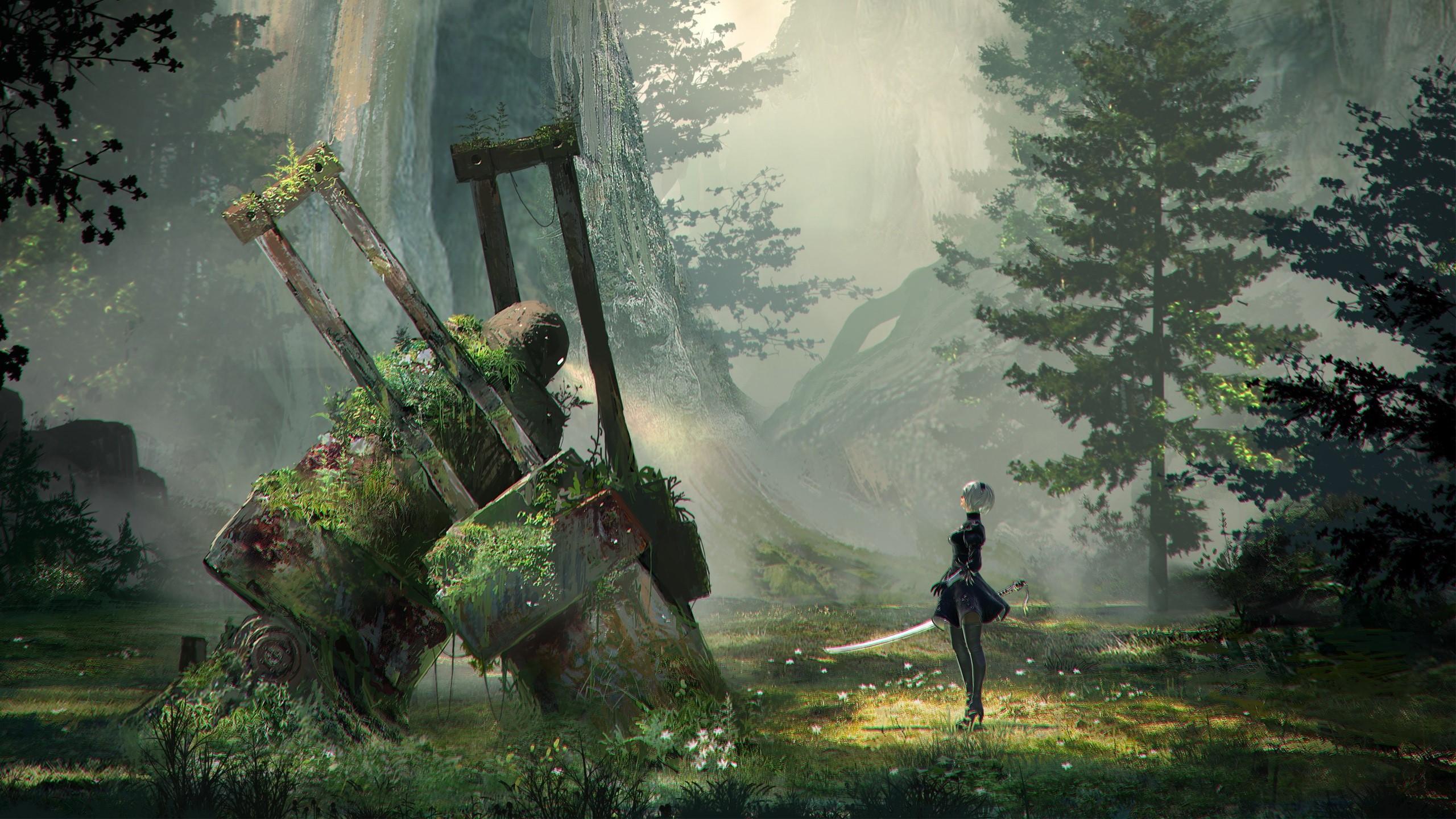 2560x1440 Game Nier Automata Wallpaper 2k Quad HD