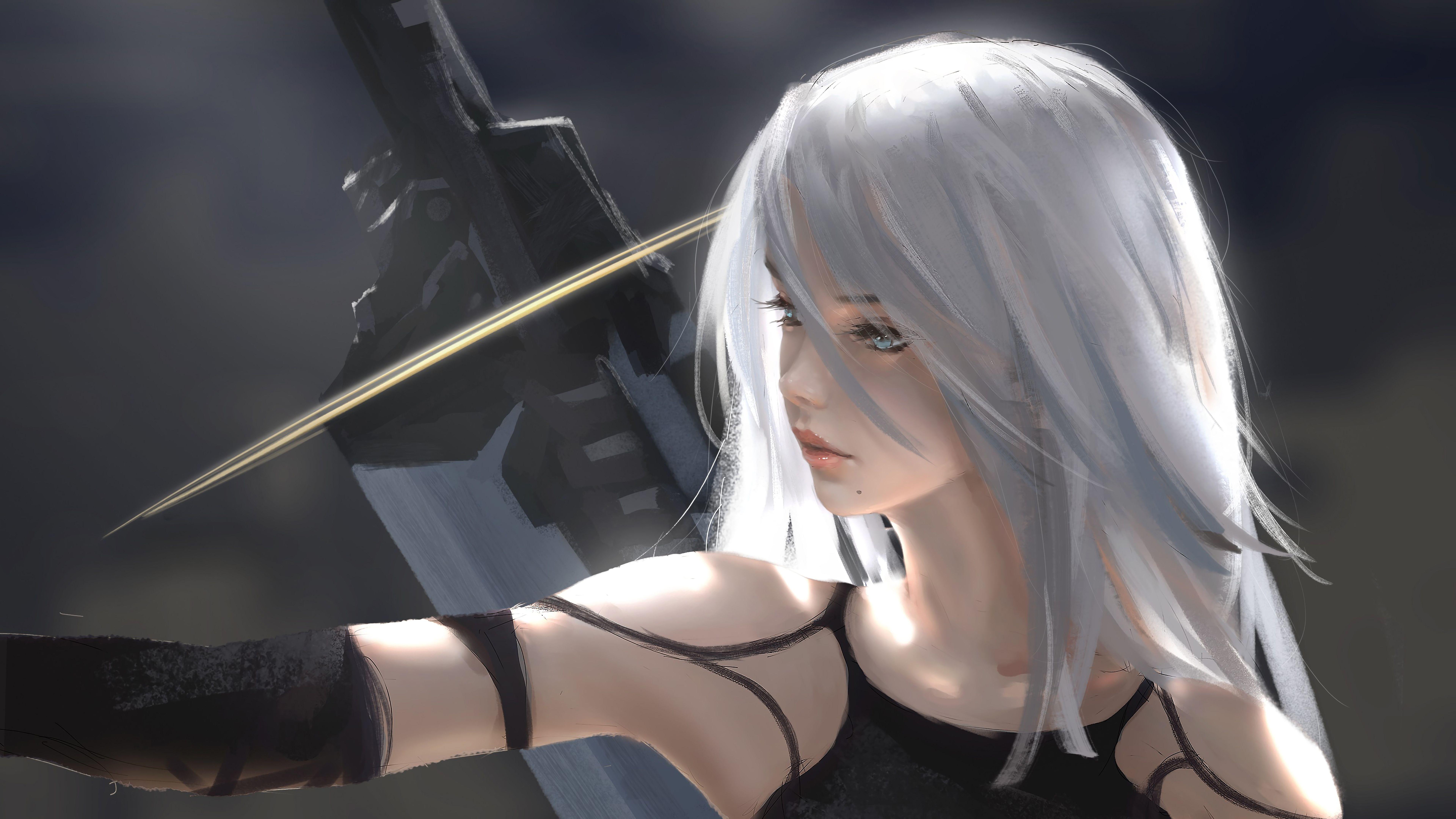 7680x4320 NieR:Automataa A2 Wallpaper