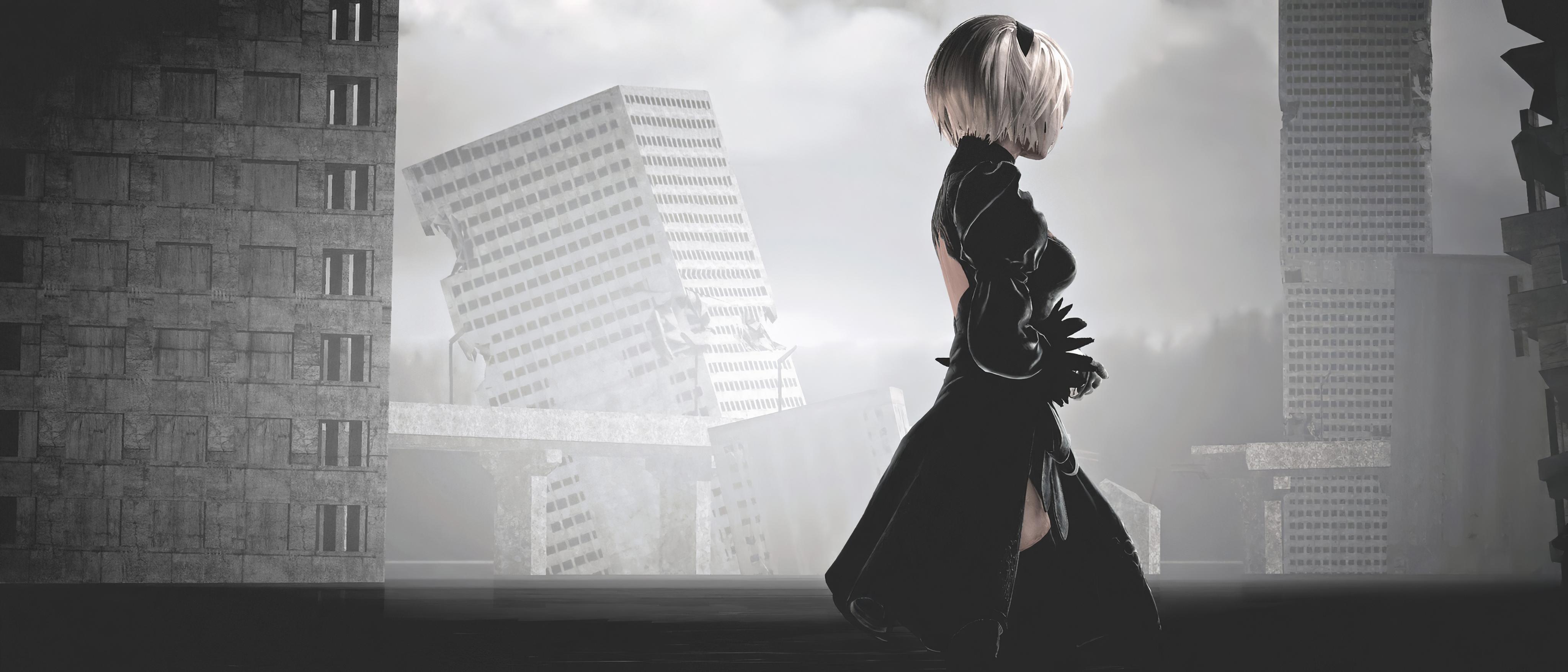4096x1756 Nier Automata Videogame 4k, HD Games, 4k Wallpaper, Image, Background, Photo and Picture
