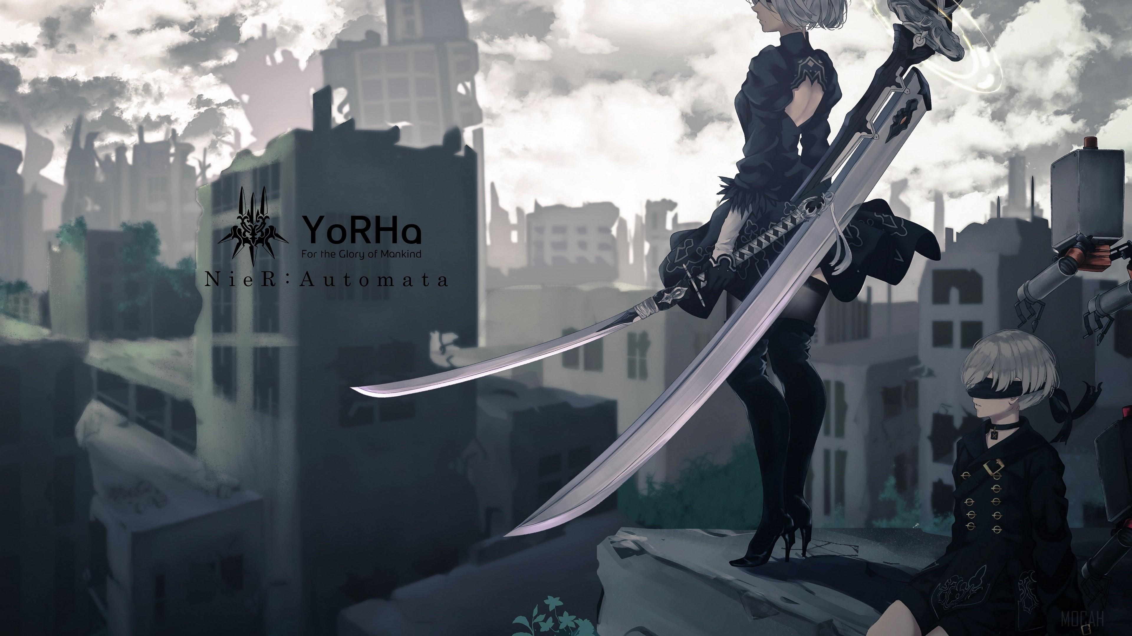 3840x2160 NieR: Automata HD wallpaper, Background