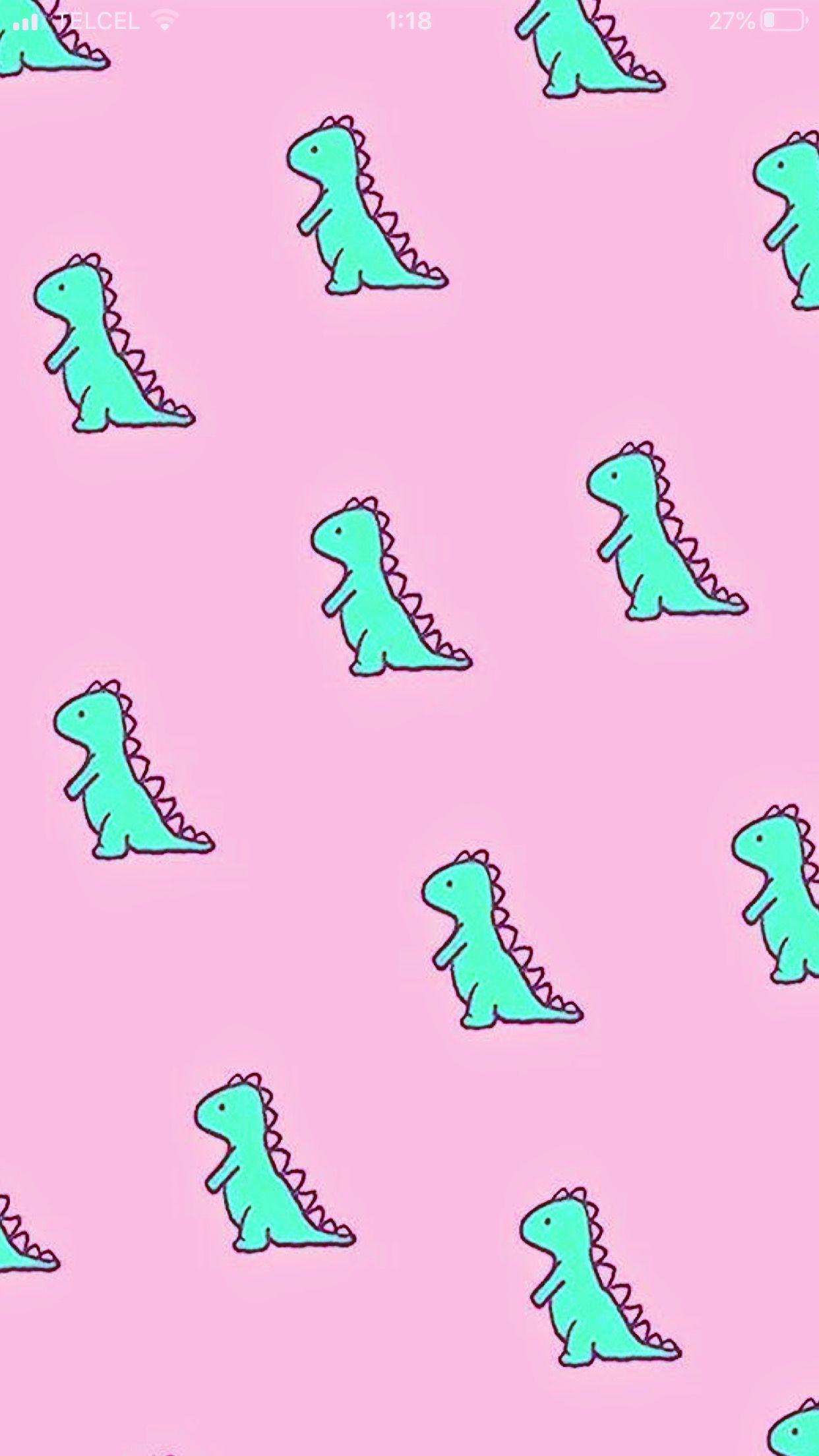 Cute Pink Dinosaur Wallpapers Top Free Cute Pink Dinosaur Backgrounds 