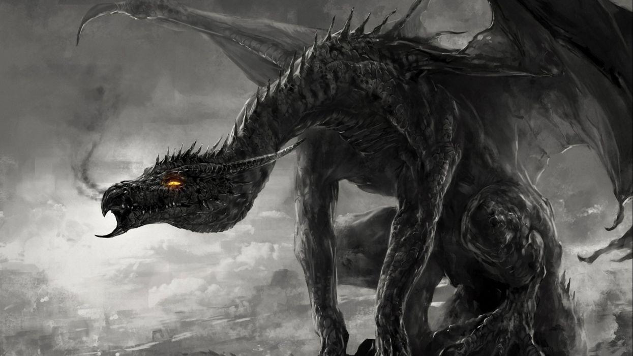 1245x700 Dragon fantasy artwork art dragons wallpaperx1440