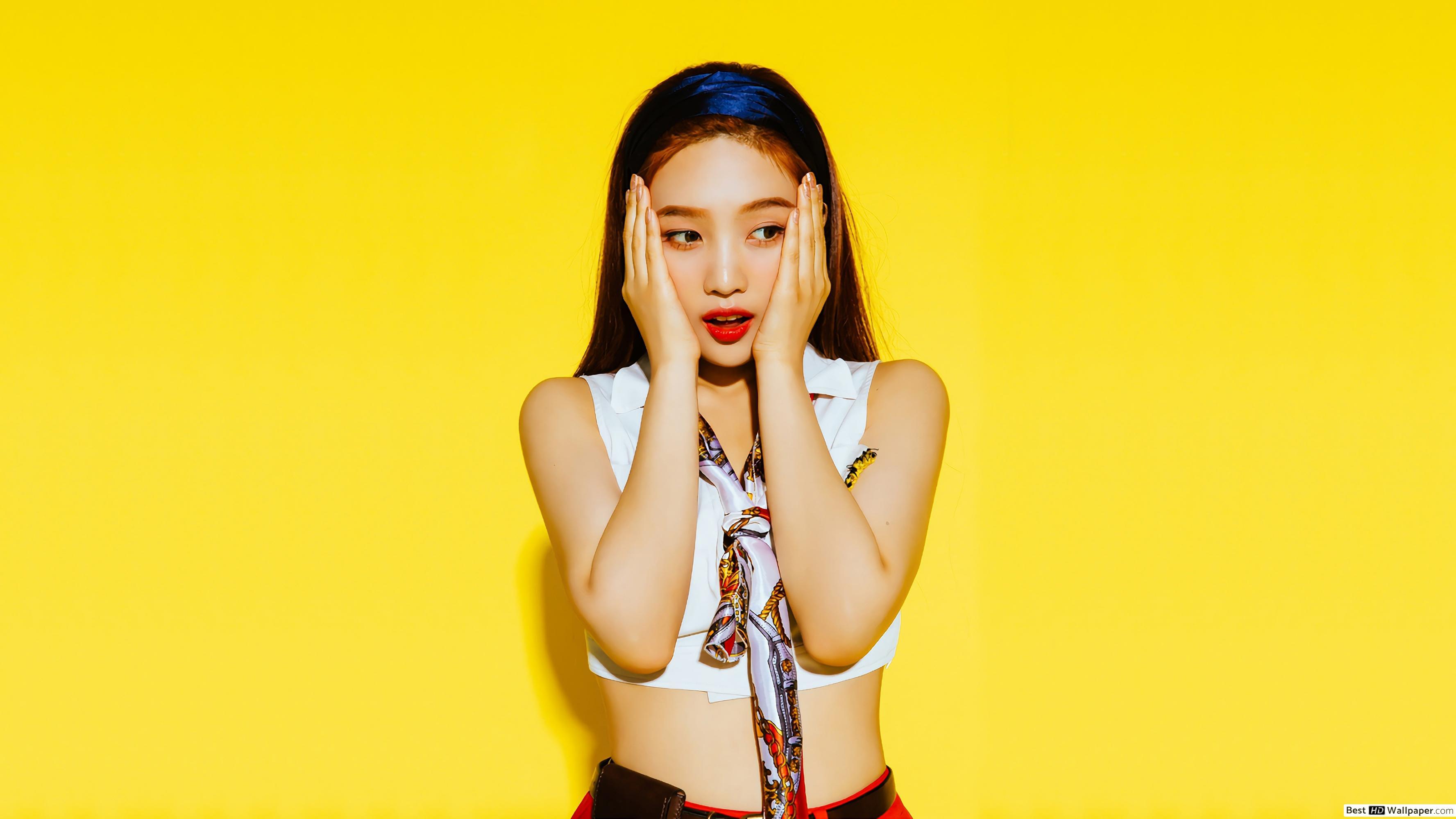 3554x1999 Red Velvet 'Joy' in 'Power Up' MV Shoot HD wallpaper download