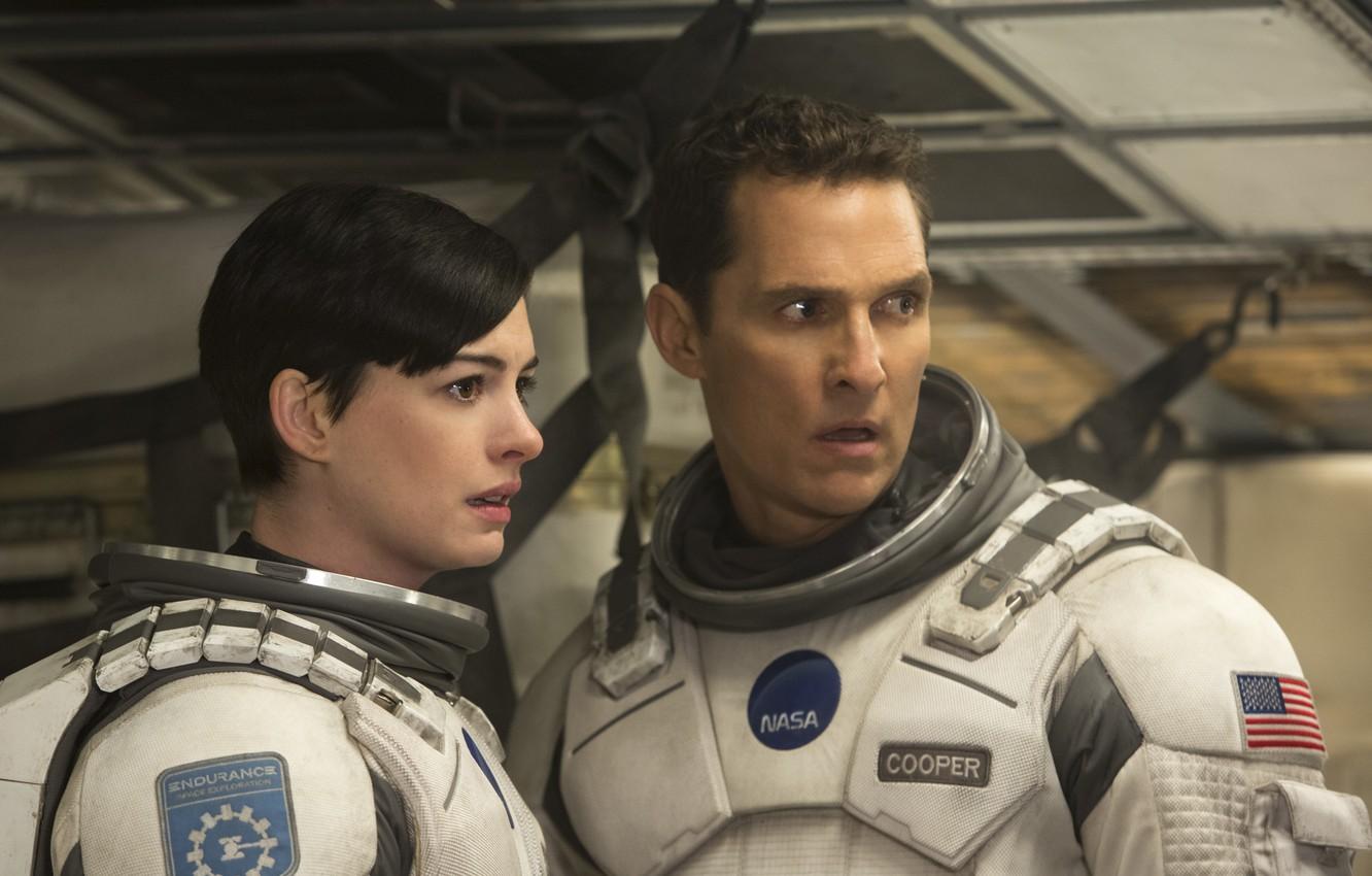 1332x850 Wallpaper fiction, Anne Hathaway, Matthew McConaughey, Interstellar, Interstellar image for desktop, section фильмы