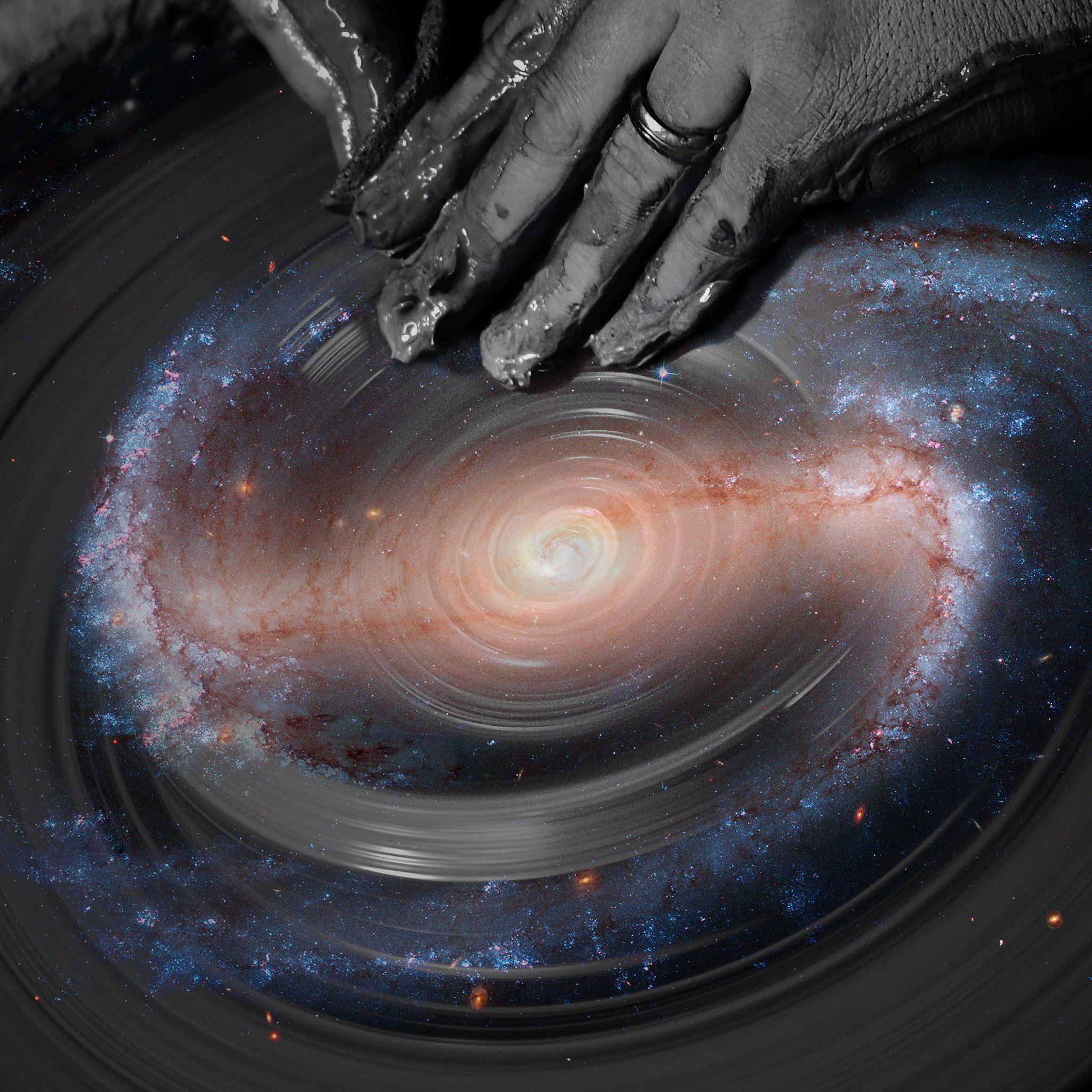2048x2048 Pottery Wheel Galaxy Wallpaper