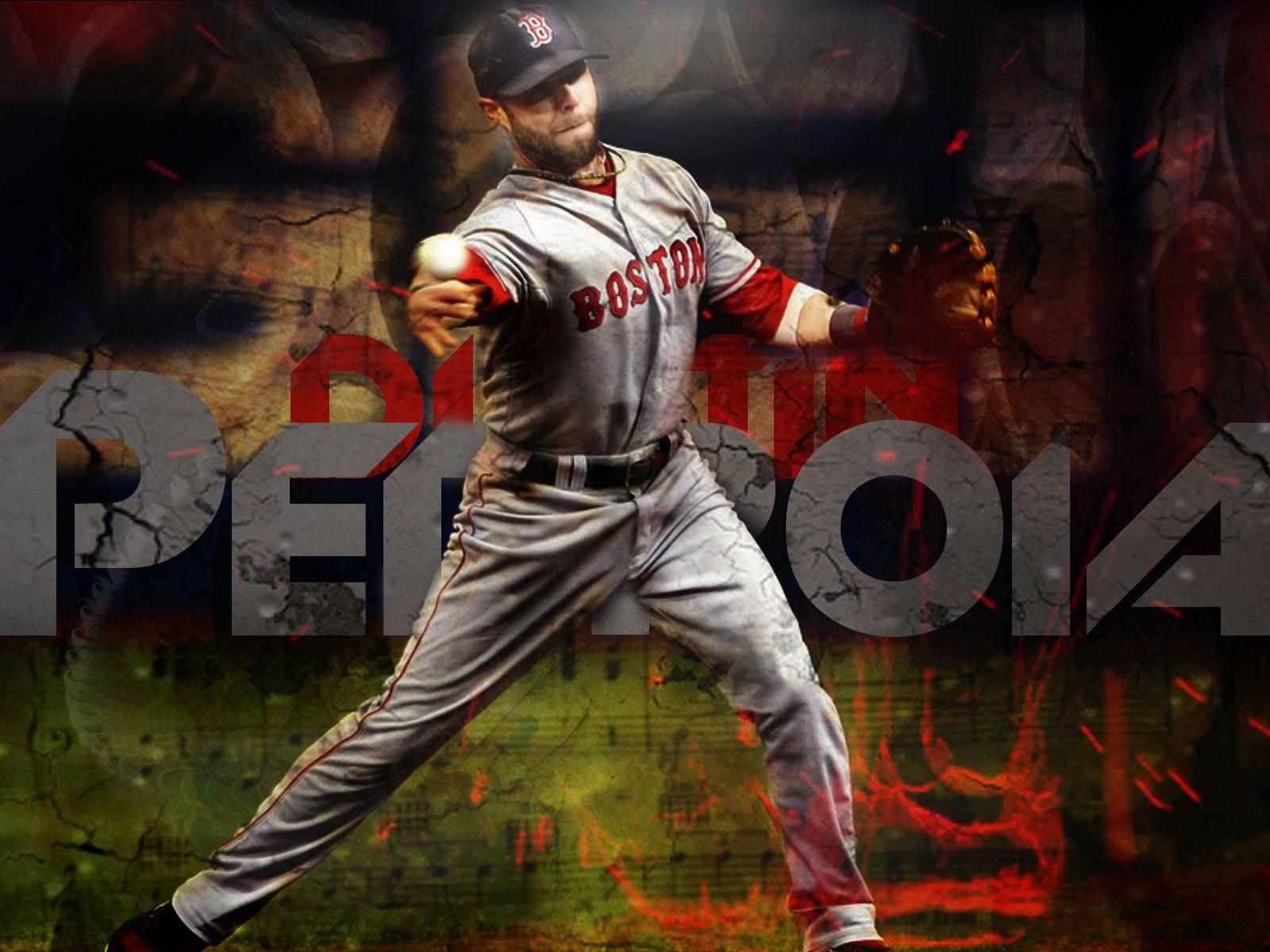 Dustin Pedroia Wallpaper by KevinsGraphics on DeviantArt