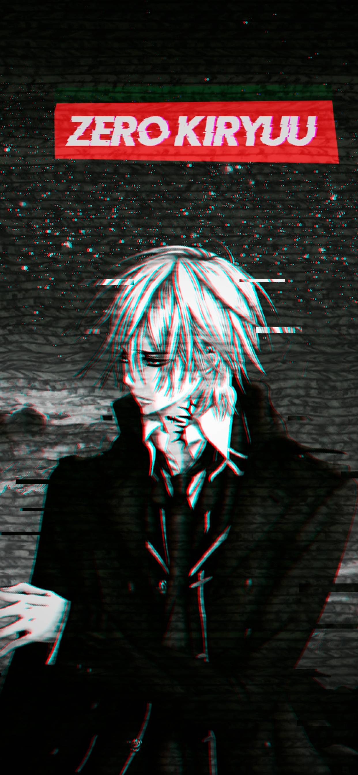 1242x2688 Zero Kiryu Glicht Art iPhone XS MAX Wallpaper, HD Anime 4K Wallpaper, Image, Photo and Background