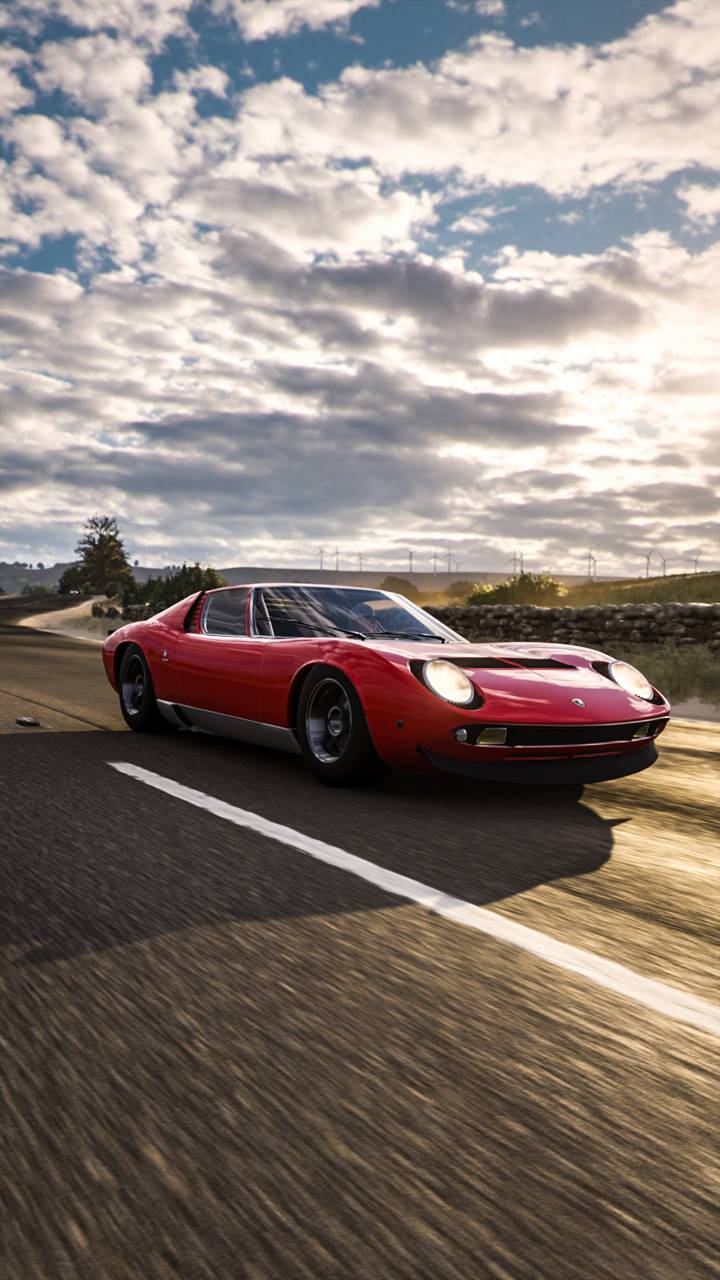 720x1280 Lamborghini Miura Phone Wallpaper