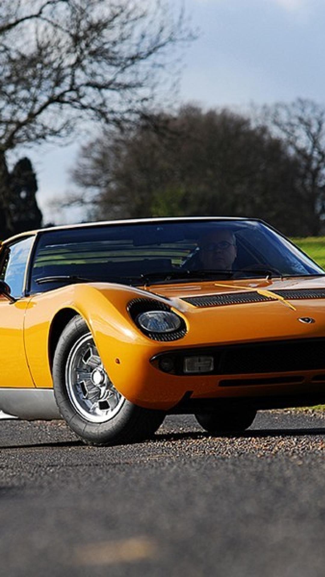 1080x1920 Lamborghini Miura Phone Wallpaper
