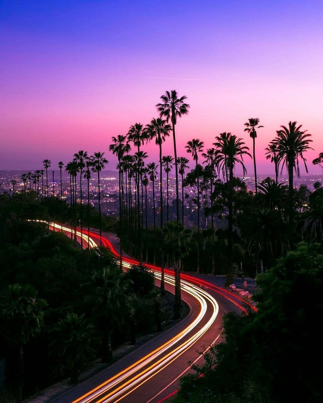 1080x1349 Live life with no excuses, travel with no regret - California sunset palm trees photoh. California sunset, California sunset aesthetic, California wallpaper