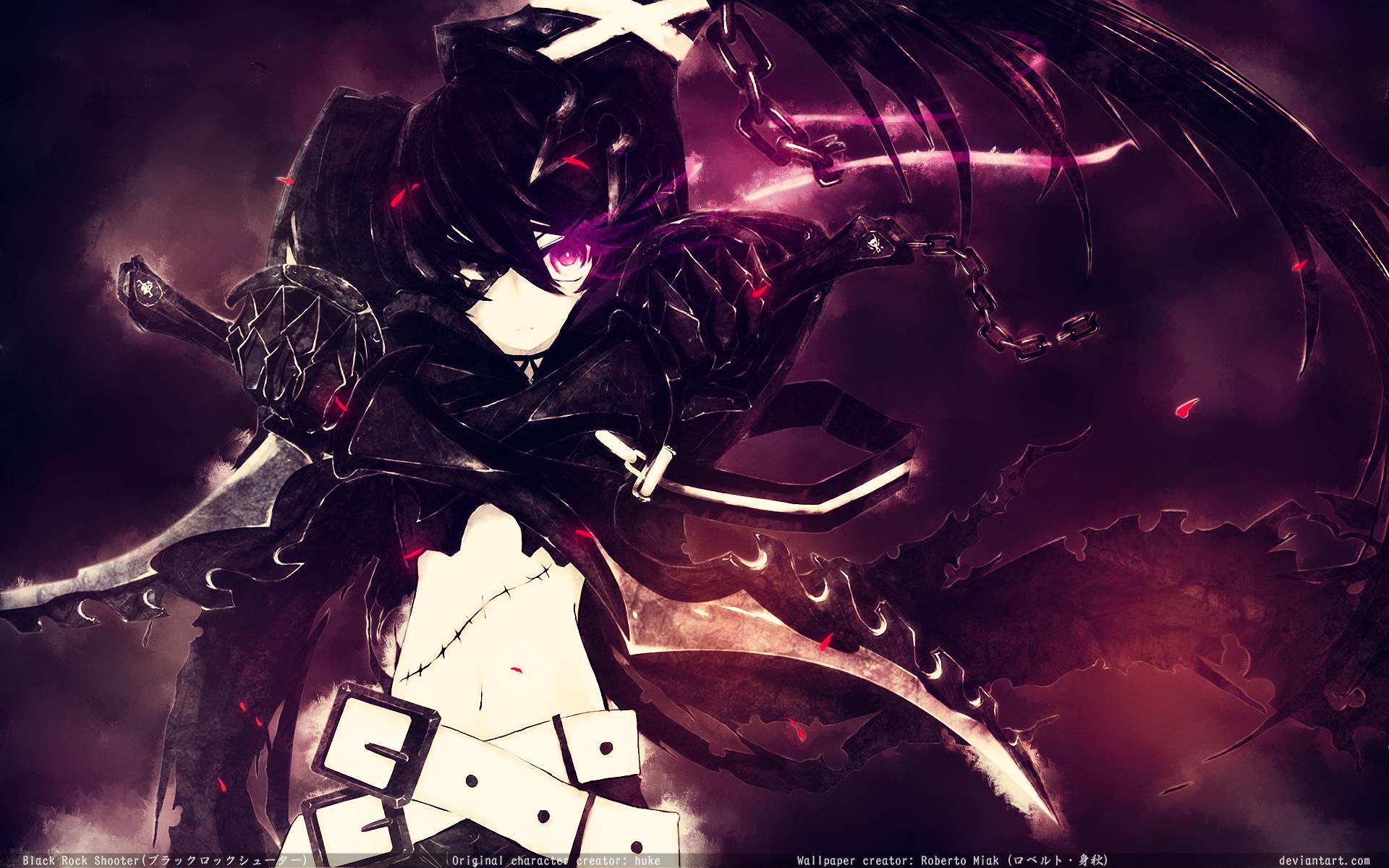 1920x1200 Insane Black Rock Shooter Wallpaper