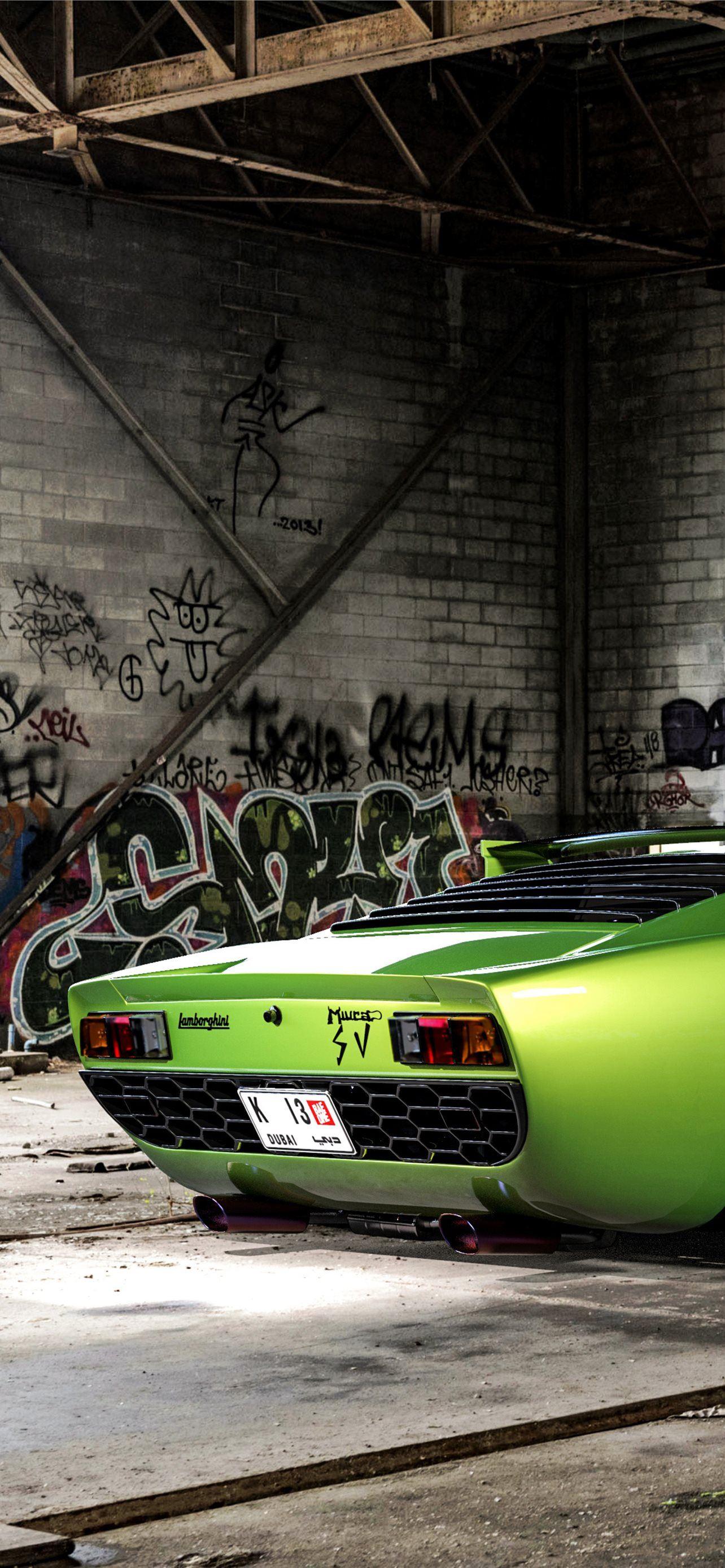 1284x2778 Best Lamborghini miura iPhone HD Wallpaper