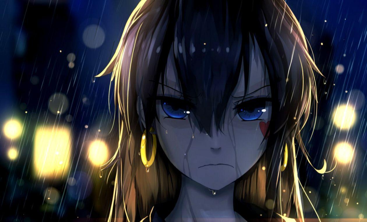 1260x762 Anime Boy Girl Angry Wallpaper
