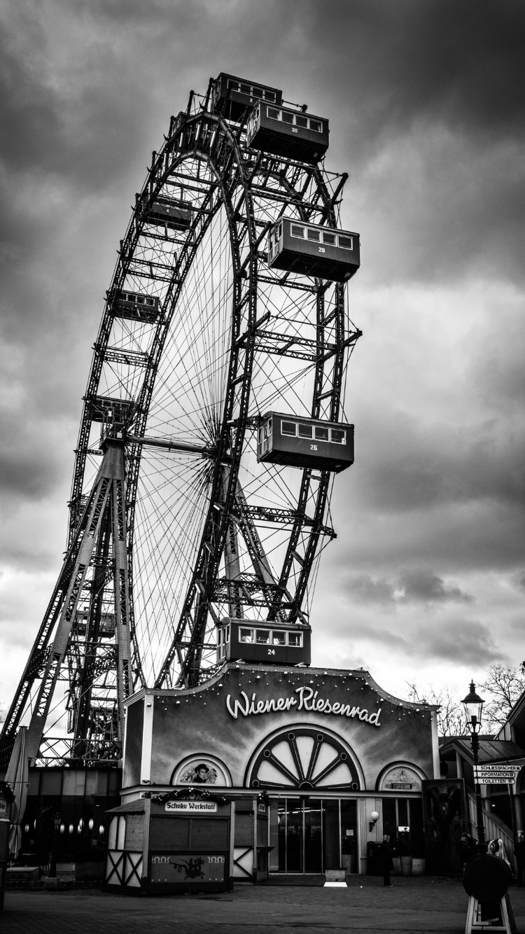 750x1334 Ferris Wheel iPhone 6 Wallpaper (750x1334). iPhone wallpaper vintage, Vintage phone wallpaper, Gothic wallpaper