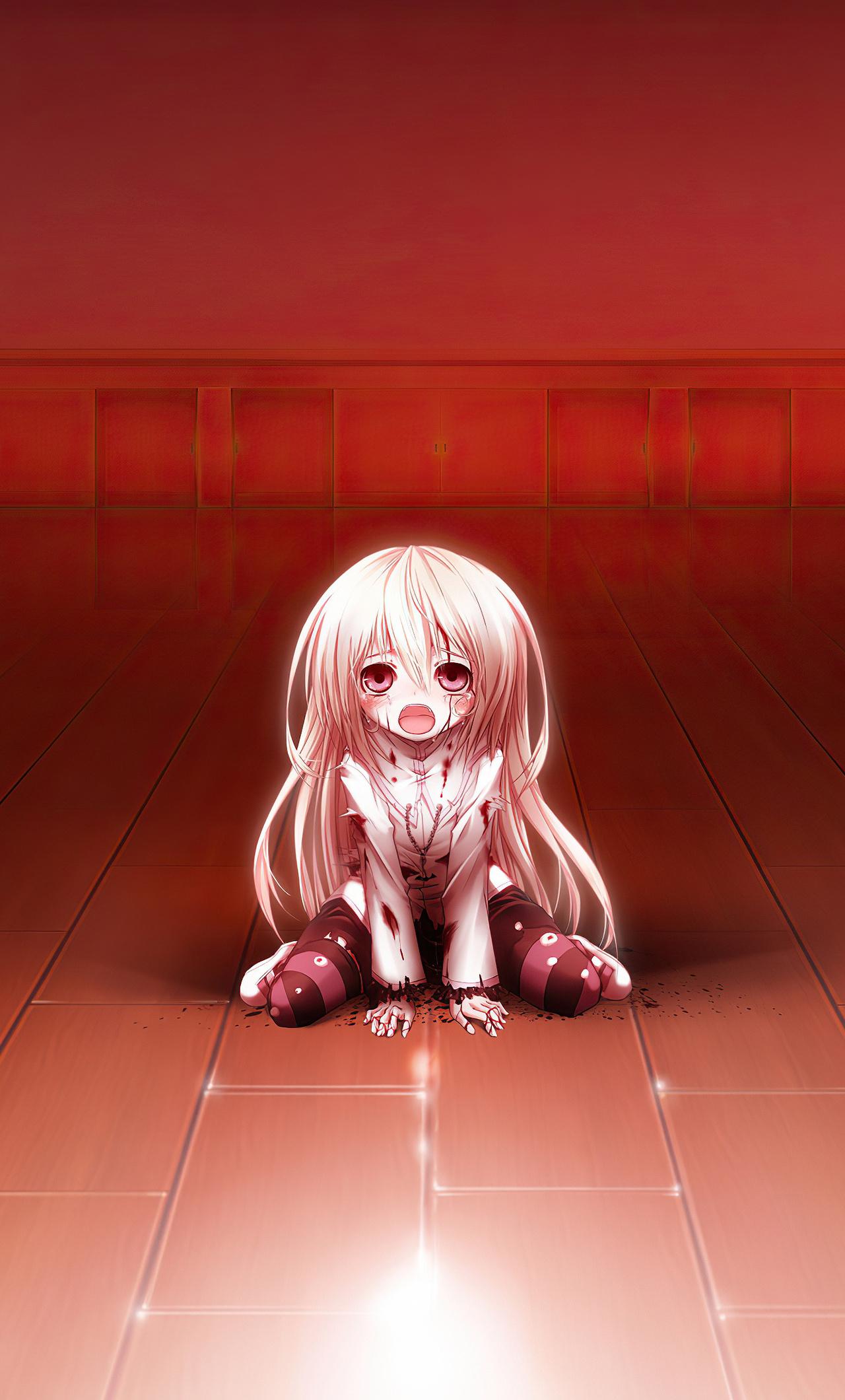 1280x2120 Gothic Delusion Anime Girl 4k iPhone HD 4k Wallpaper, Image, Background, Photo and Picture