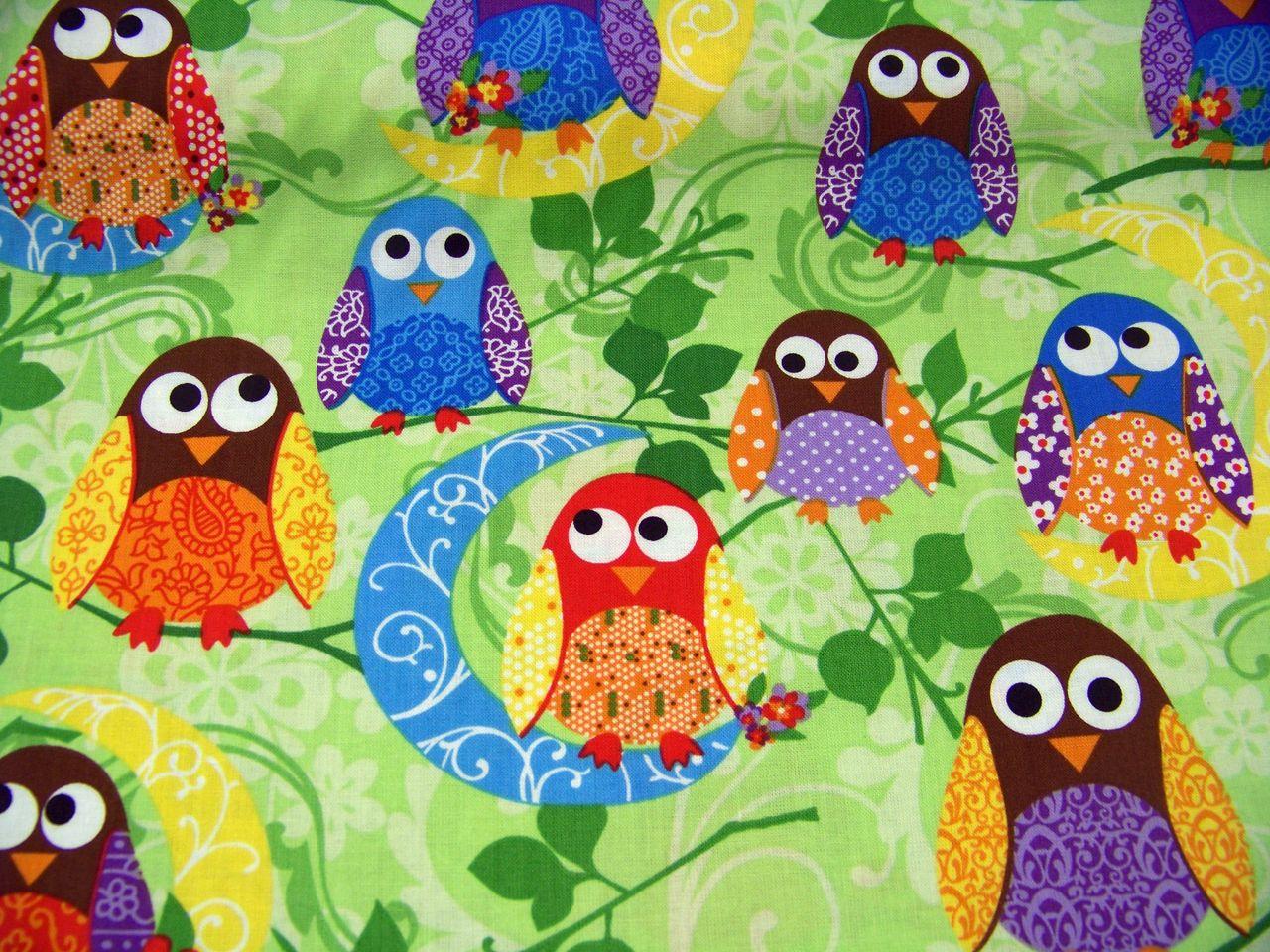 1280x960 Cartoon Owl Desktop Wallpaper