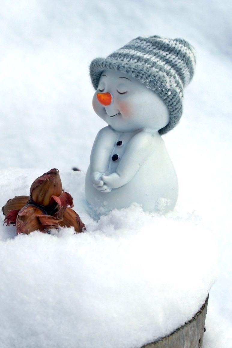 773x1160 Cartoon Cute Snowman Wallpaper HD