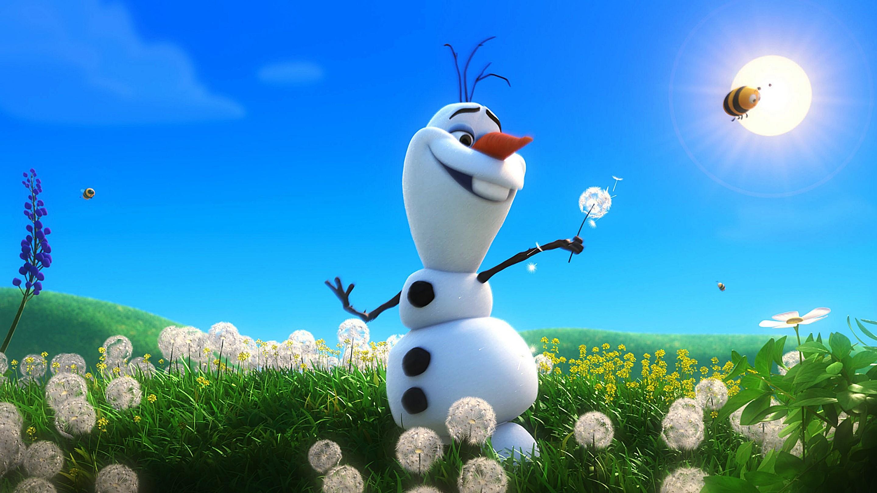 2880x1620 Snowman Wallpaper