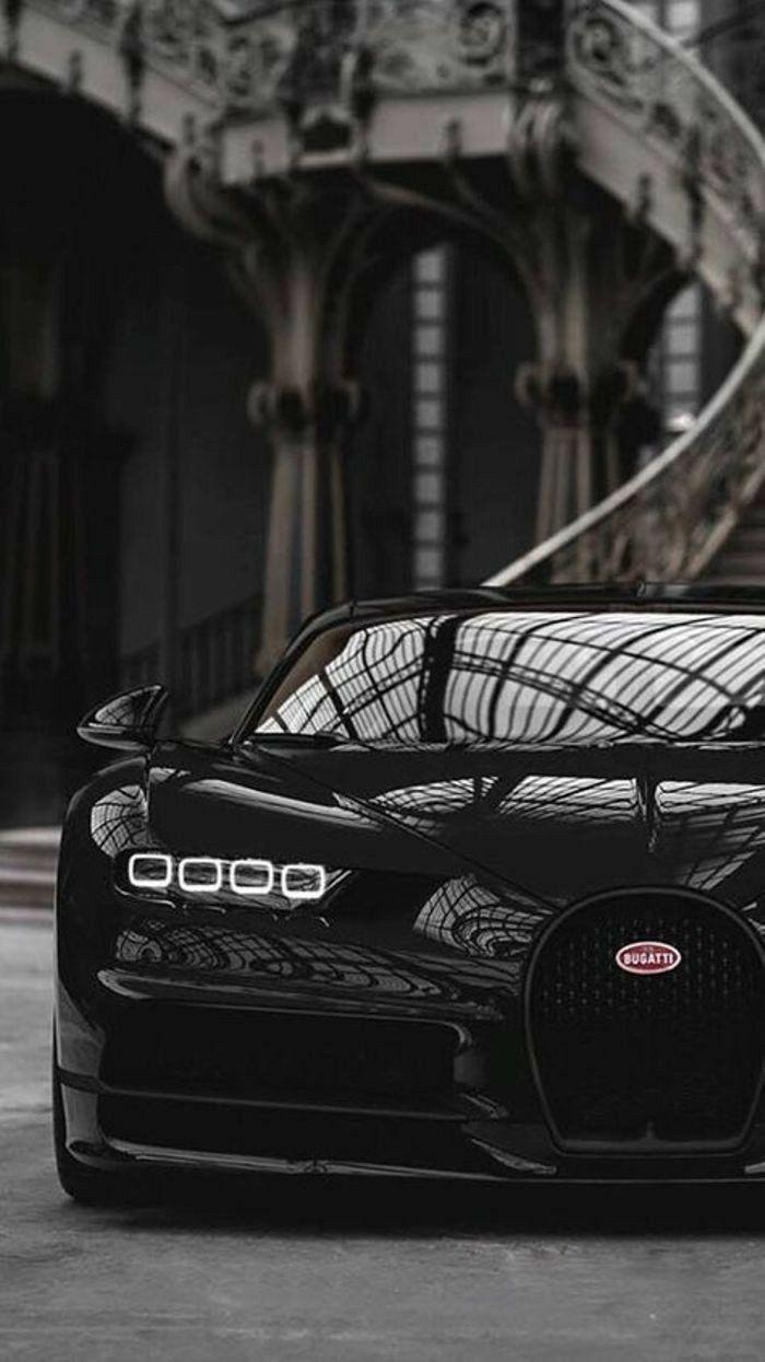700x1245 Black Bugatti Car Wallpaper with Aesthetic View. Cars bugatti veyron, Sports cars bugatti, Bugatti cars