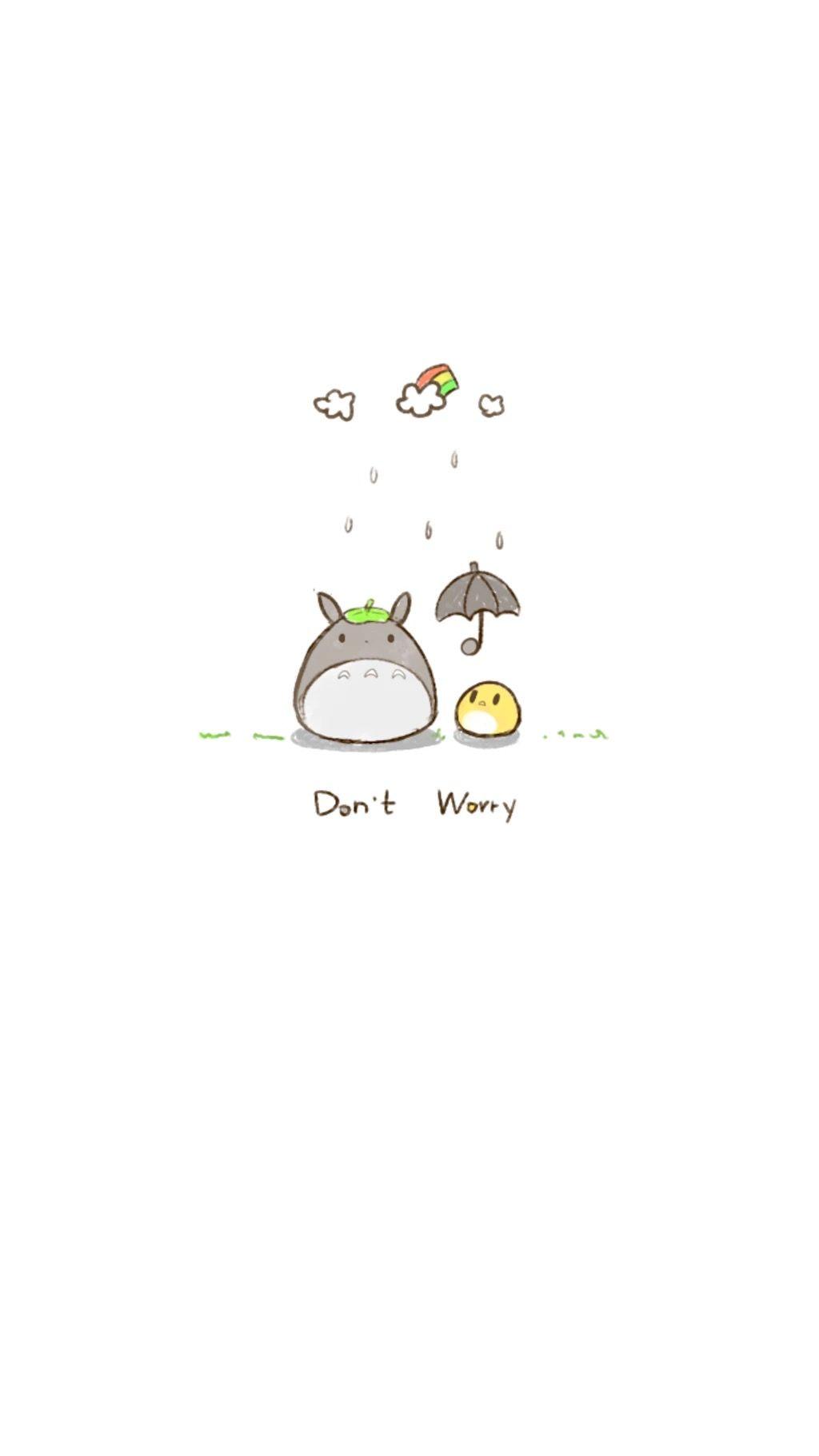 1024x1821 Totoro, Spirited Away. Cute wallpaper, Cute cartoon wallpaper, Funny wallpaper