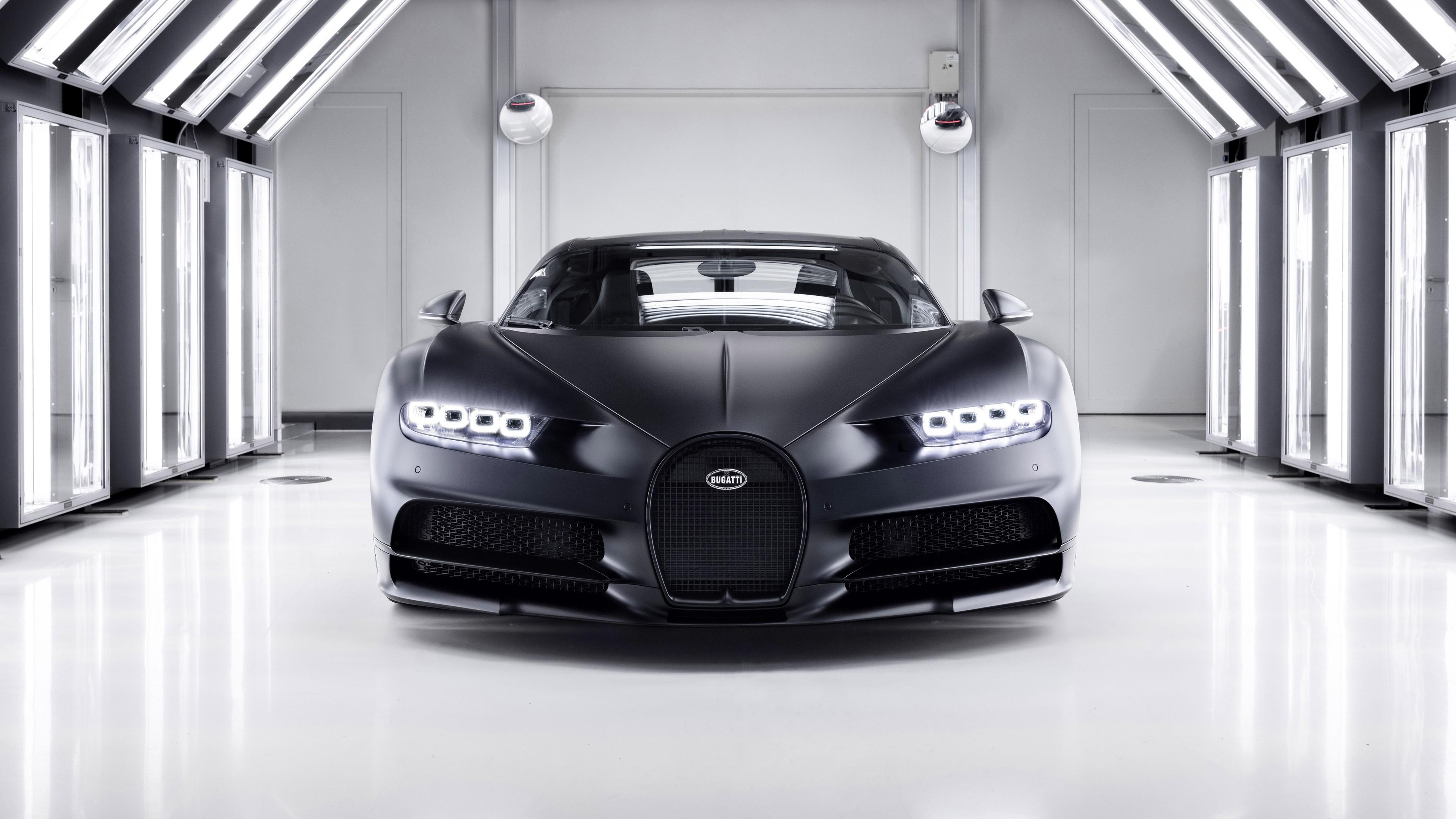 3840x2160 Bugatti Chiron Noire 2020 5K Wallpaper. HD Car Wallpaper