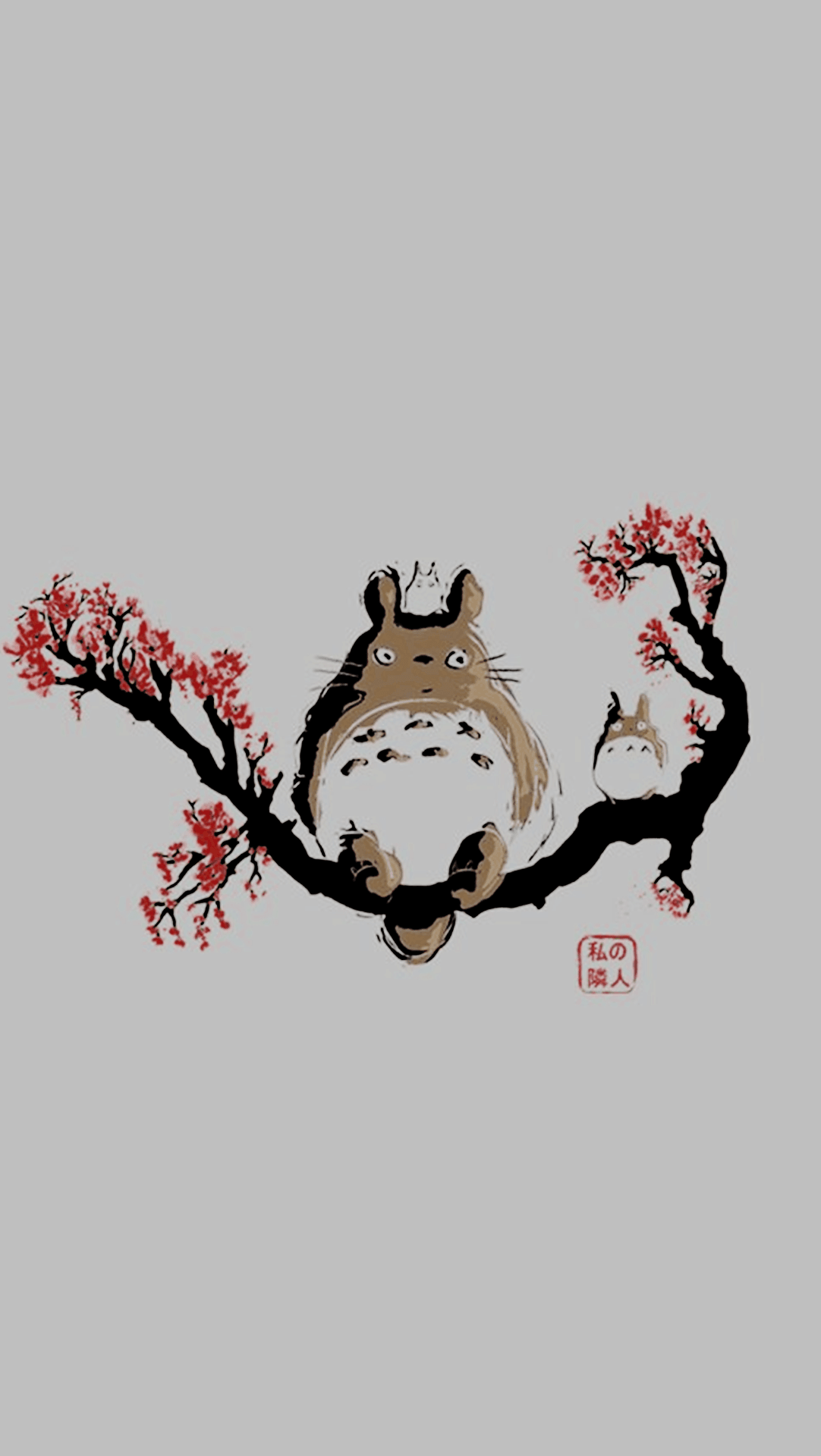 1082x1920 totoro wallpaper