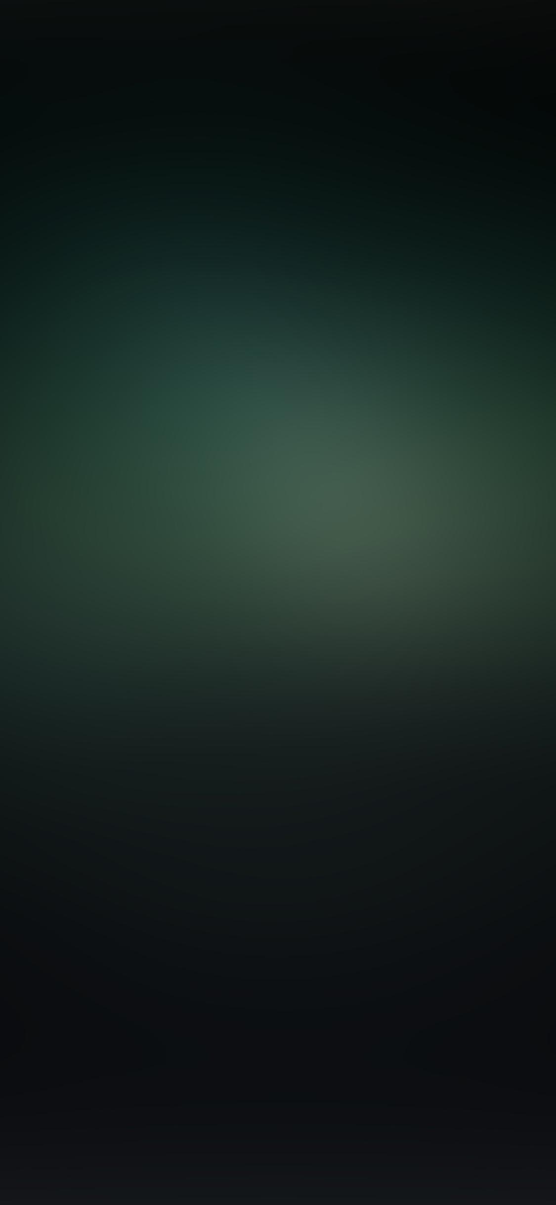 1125x2436 Dark Green Smoke Fog Night Gradation Blur Wallpaper