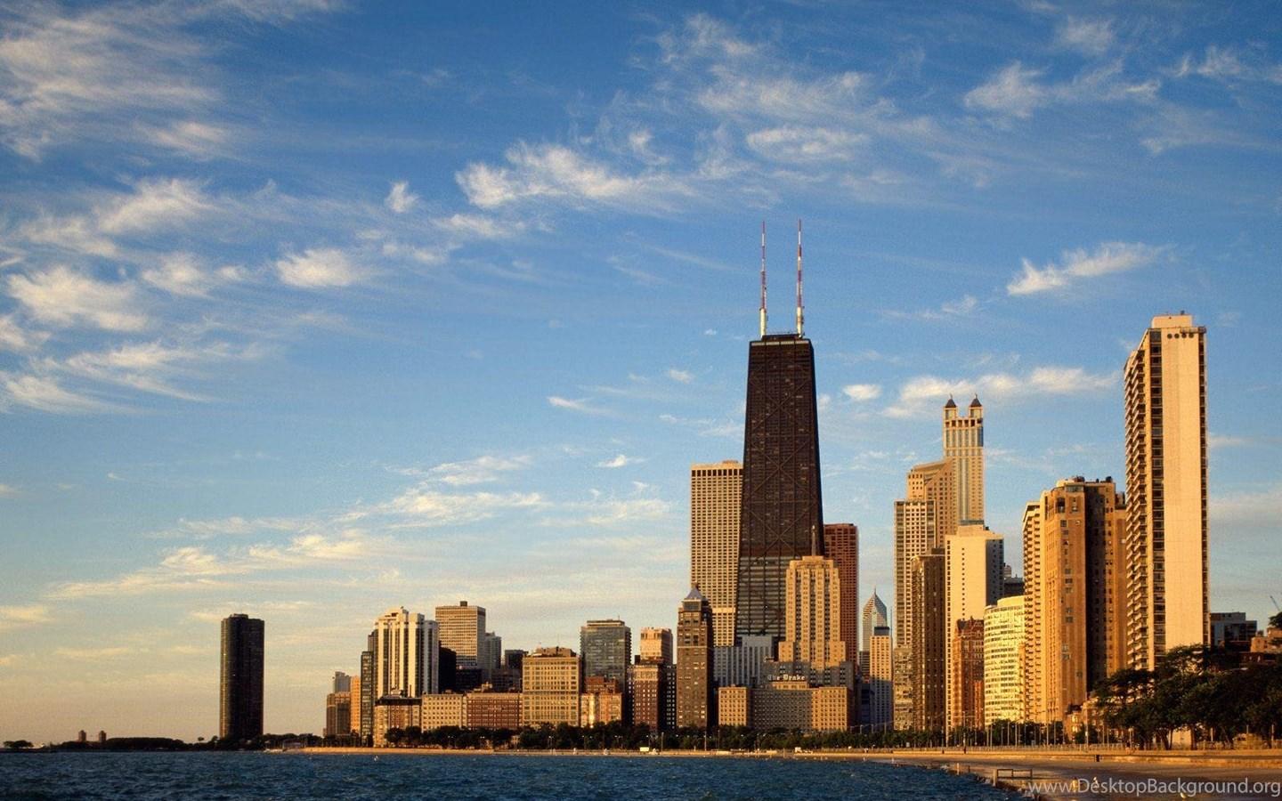 1440x900 Chicago Skyline Illinois Free Desktop Background Free Wallpaper. Desktop Background