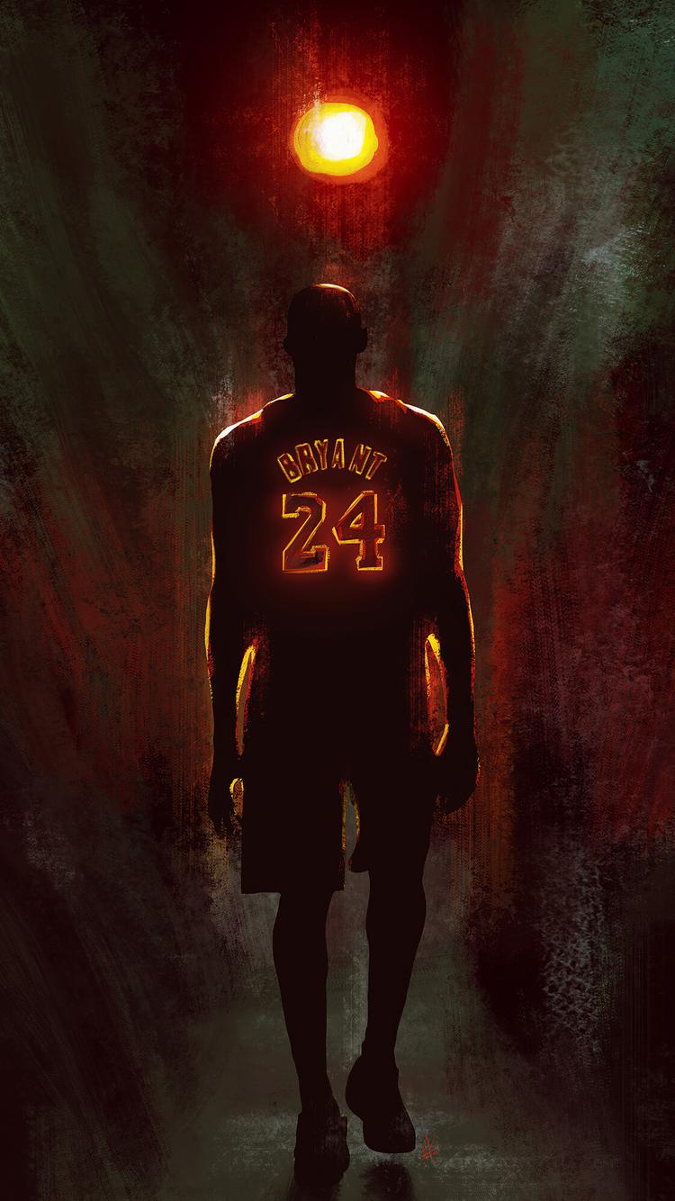 750x1334 Kobe Bryant 2020 Artwork iPhone iPhone 6S, iPhone 7 HD 4k Wallpaper, Image, Background, Photo and Picture