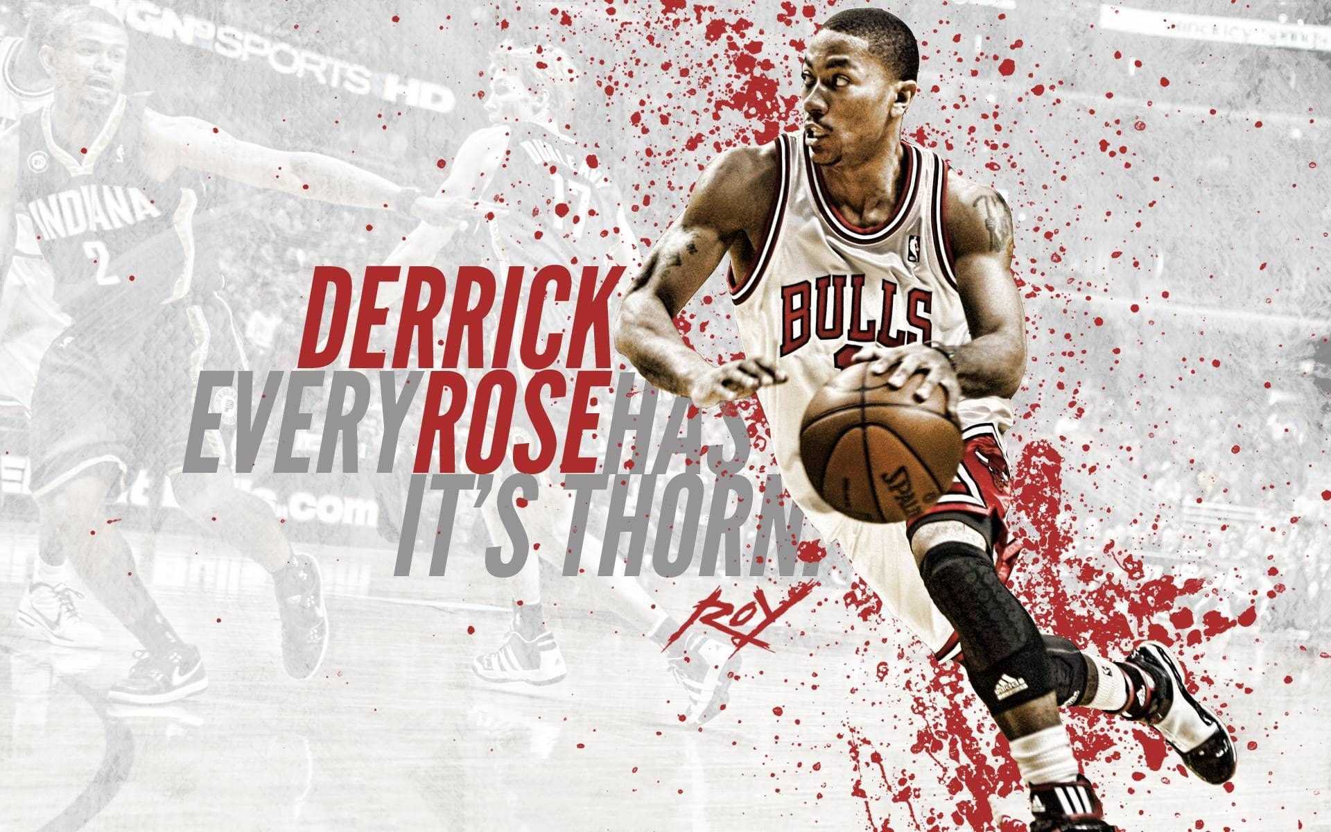 1920x1200 Derrick Rose Bulls Wallpaper Free HD Wallpaper