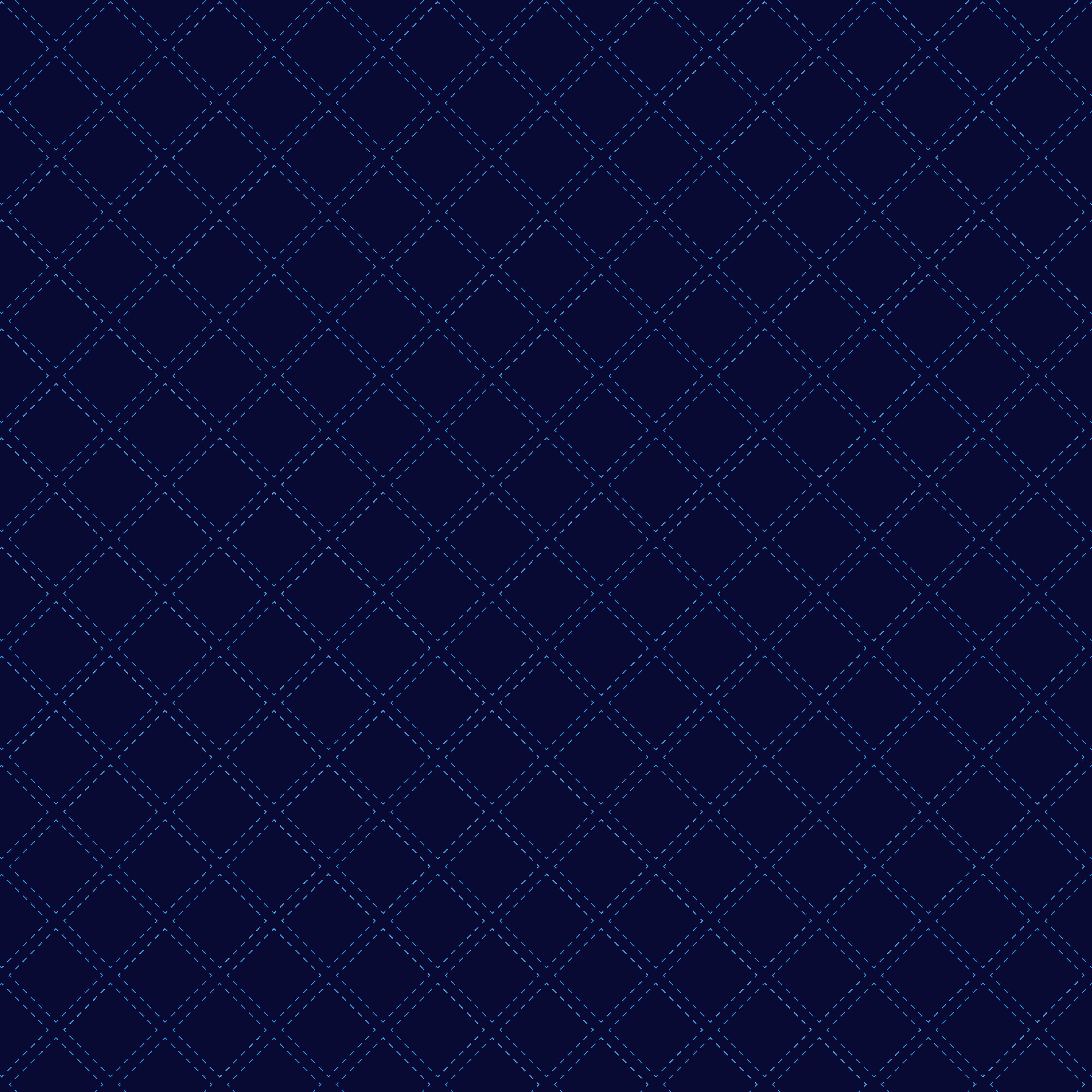 5500x5500 Abstract classic geometric squares pattern on dark blue background luxury style. Dashed lines repeating with square texture