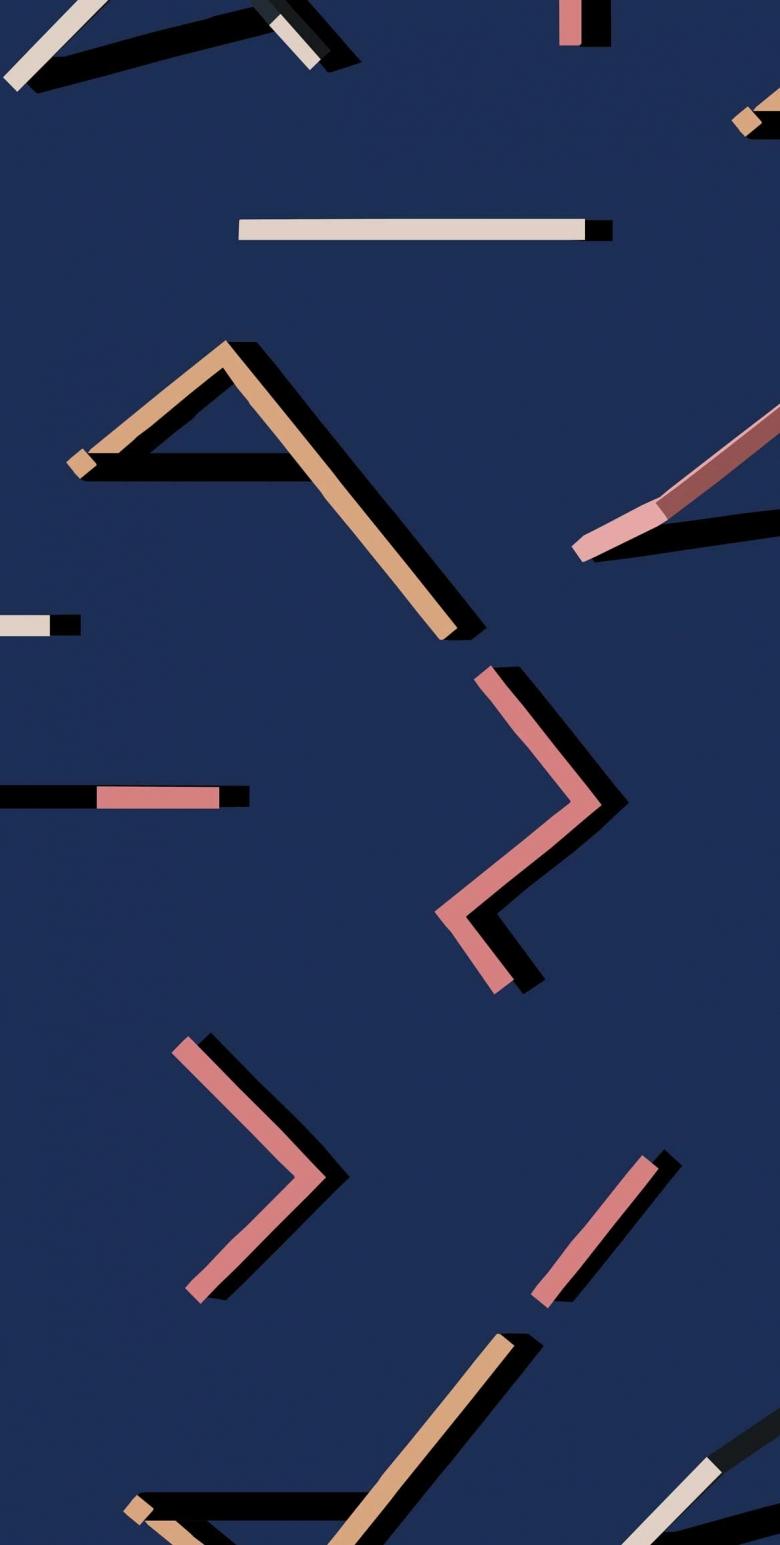 780x1545 blue geometric wallpaper, font, line, clock, electric blue, number, parallel, graphic design, triangle, symbol, brand