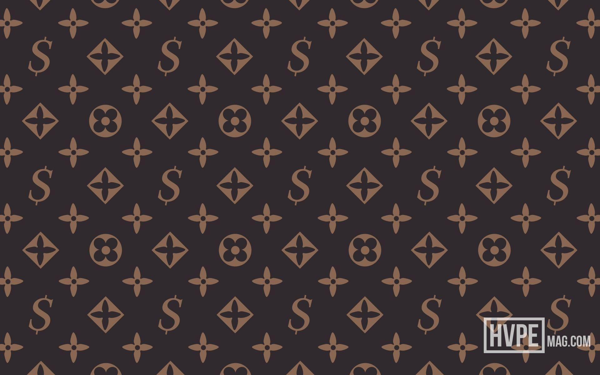 1920x1200 Supreme X Louis Vuitton Blue Wallpaper