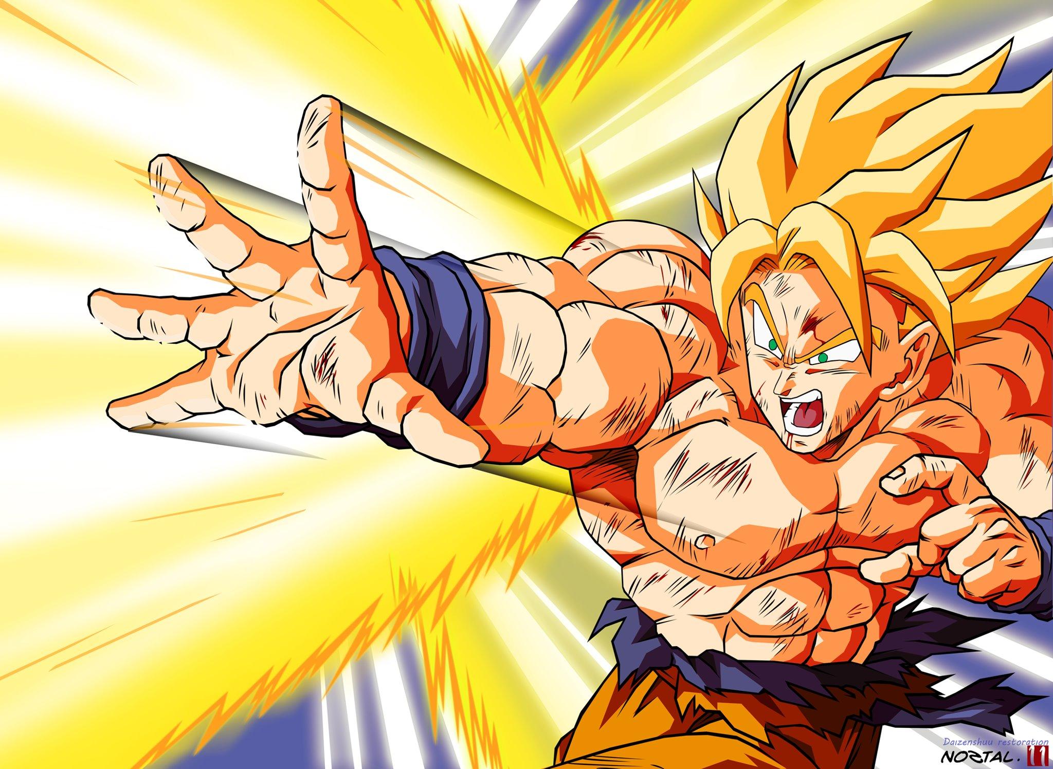 2048x1496 Goku Super Saiyan first time HD Wallpaper