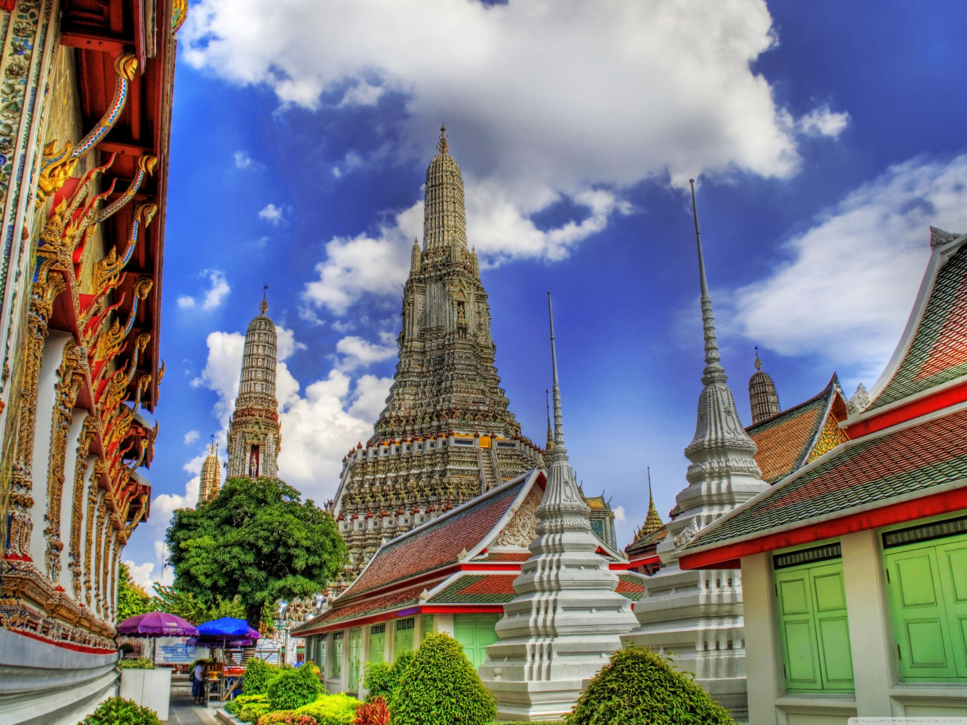 3200x2400 Temple In Bankok, Thailand Ultra HD Desktop Background Wallpaper for 4K UHD TV : Tablet