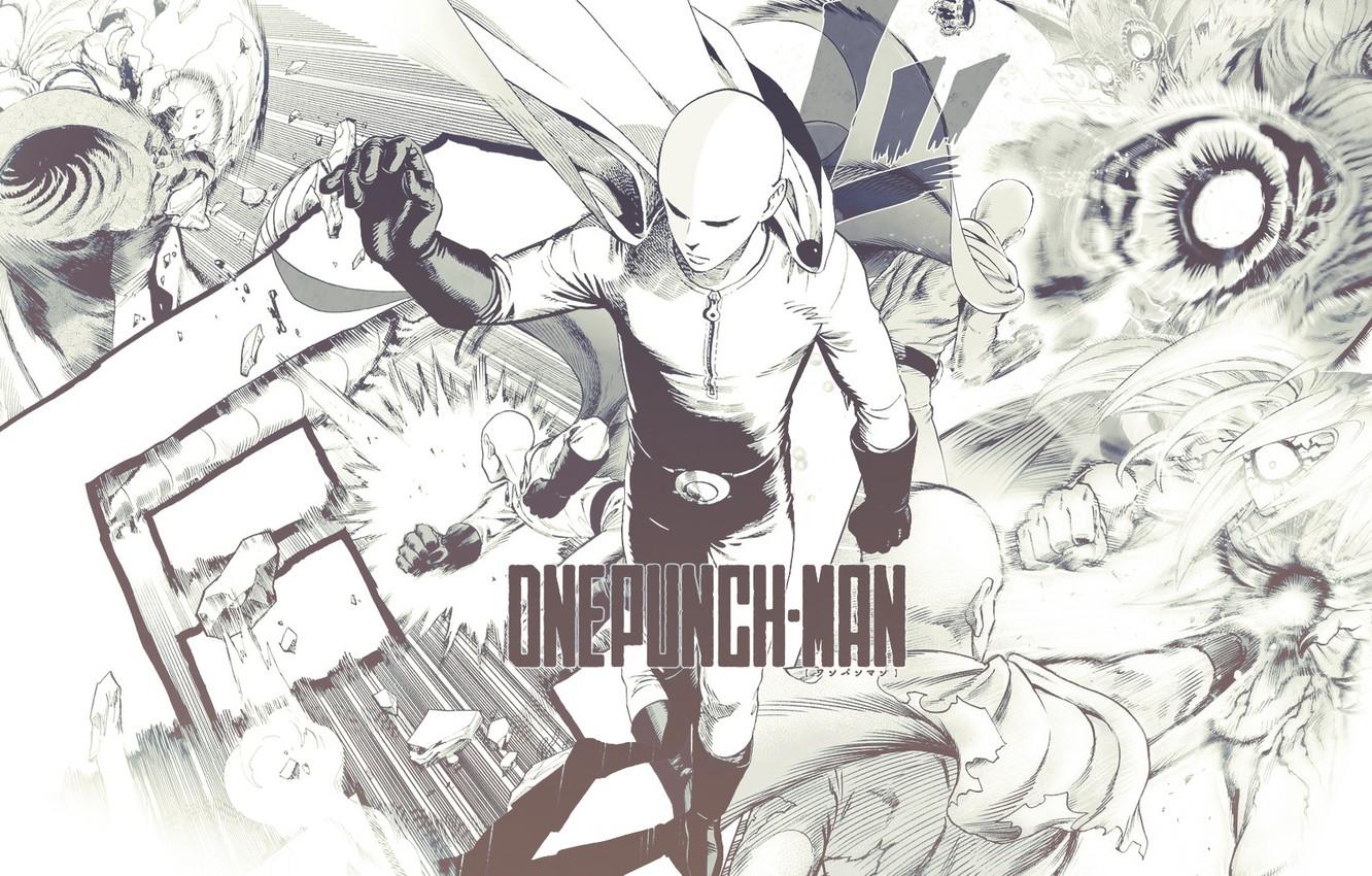 1332x850 Wallpaper Anime, Manga, One Punch Man, Saitama Image For Desktop, Section прочее