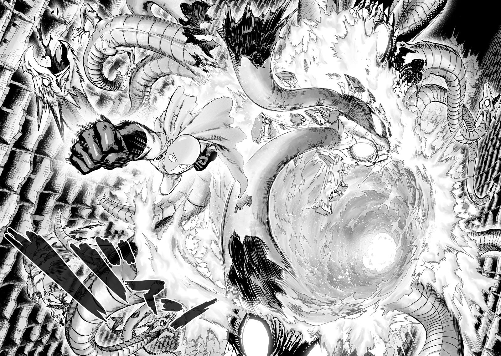 1600x1138 Read Manga Onepunch Man Ch.108 Vs Saitama Online In High Quality. One Punch Man Manga, One Punch Man Anime, One Punch Man
