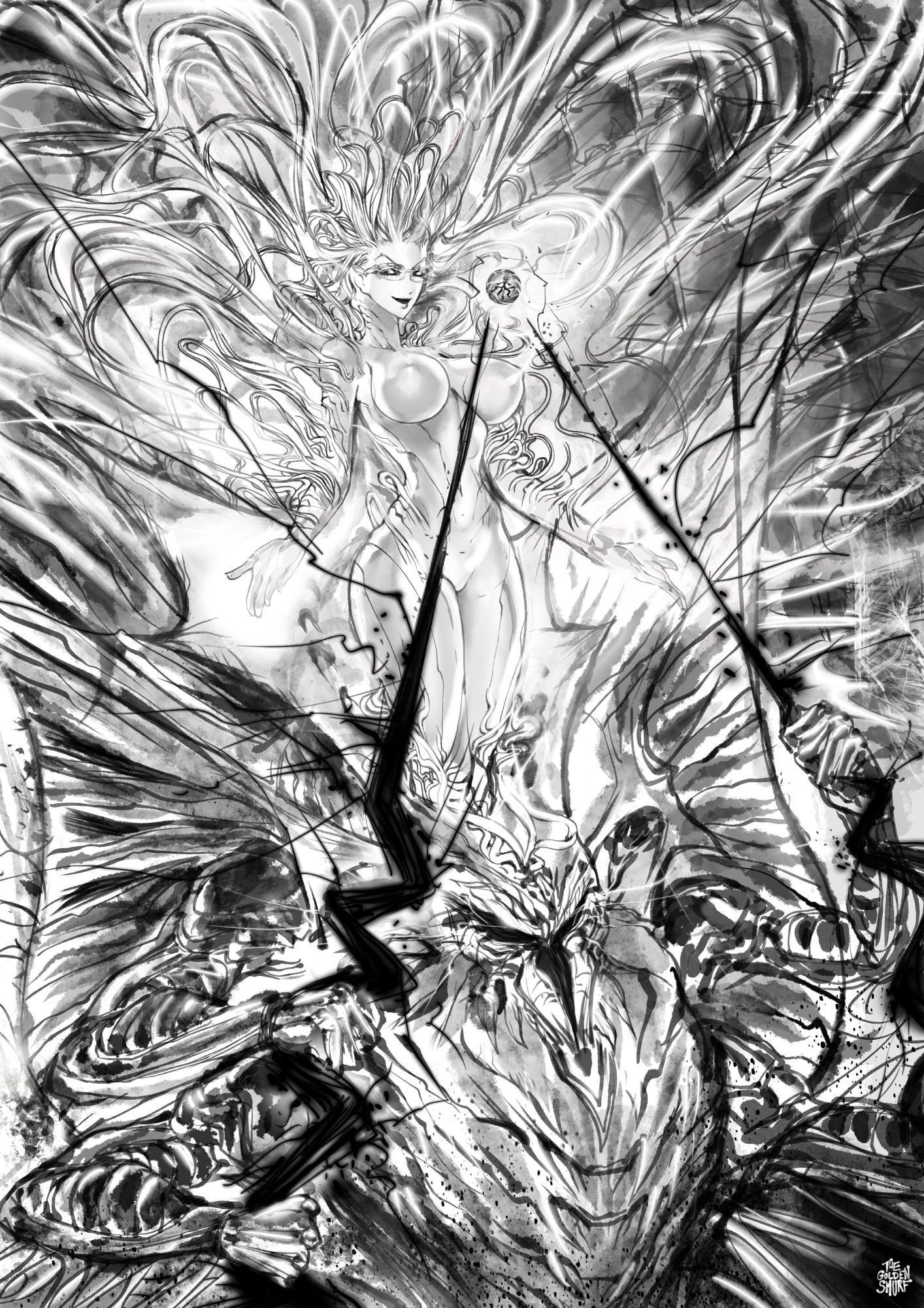 1414x2000 Monster Goddess Psykos. One Punch Man. One Punch Man Manga, One Punch Man, One Punch