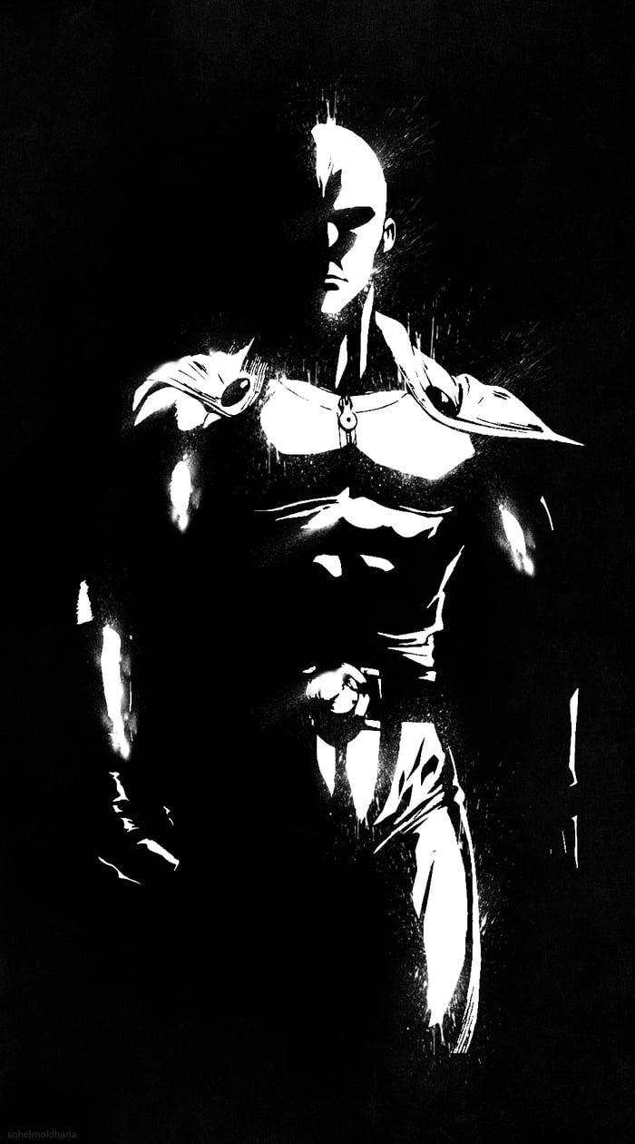 700x1260 Saitama Mobile Wallpaper (my version). One punch man anime, One punch man poster, Saitama one punch man