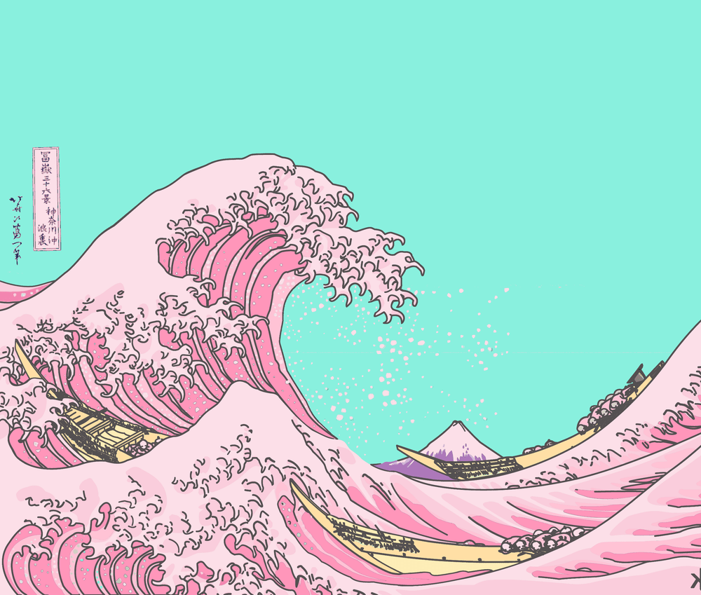 the great wave off kanagawa wallpaper