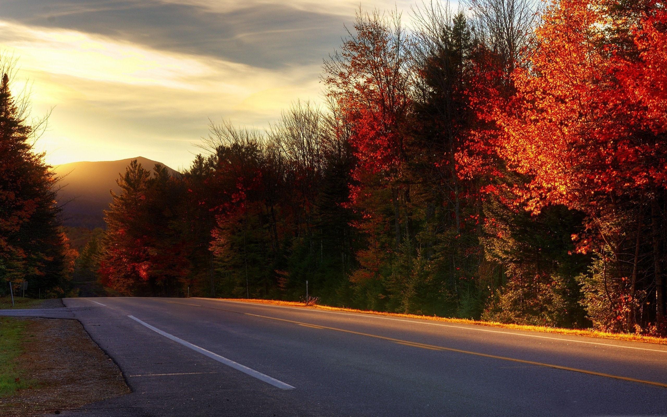 2560x1600 Road in new hampshire MacBook Air Wallpaper Download