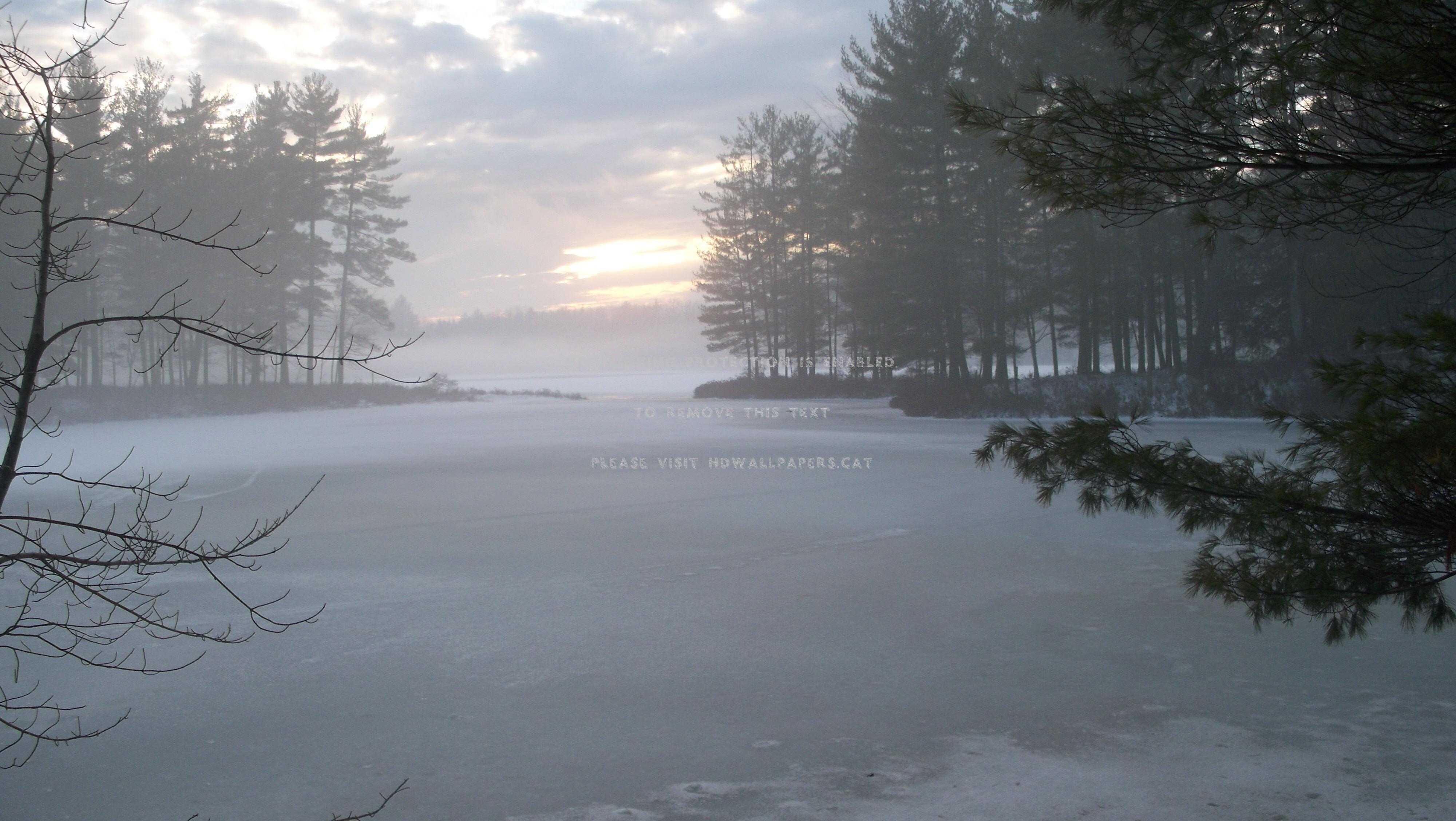 4000x2256 goose pond dusk winter new hampshire keene